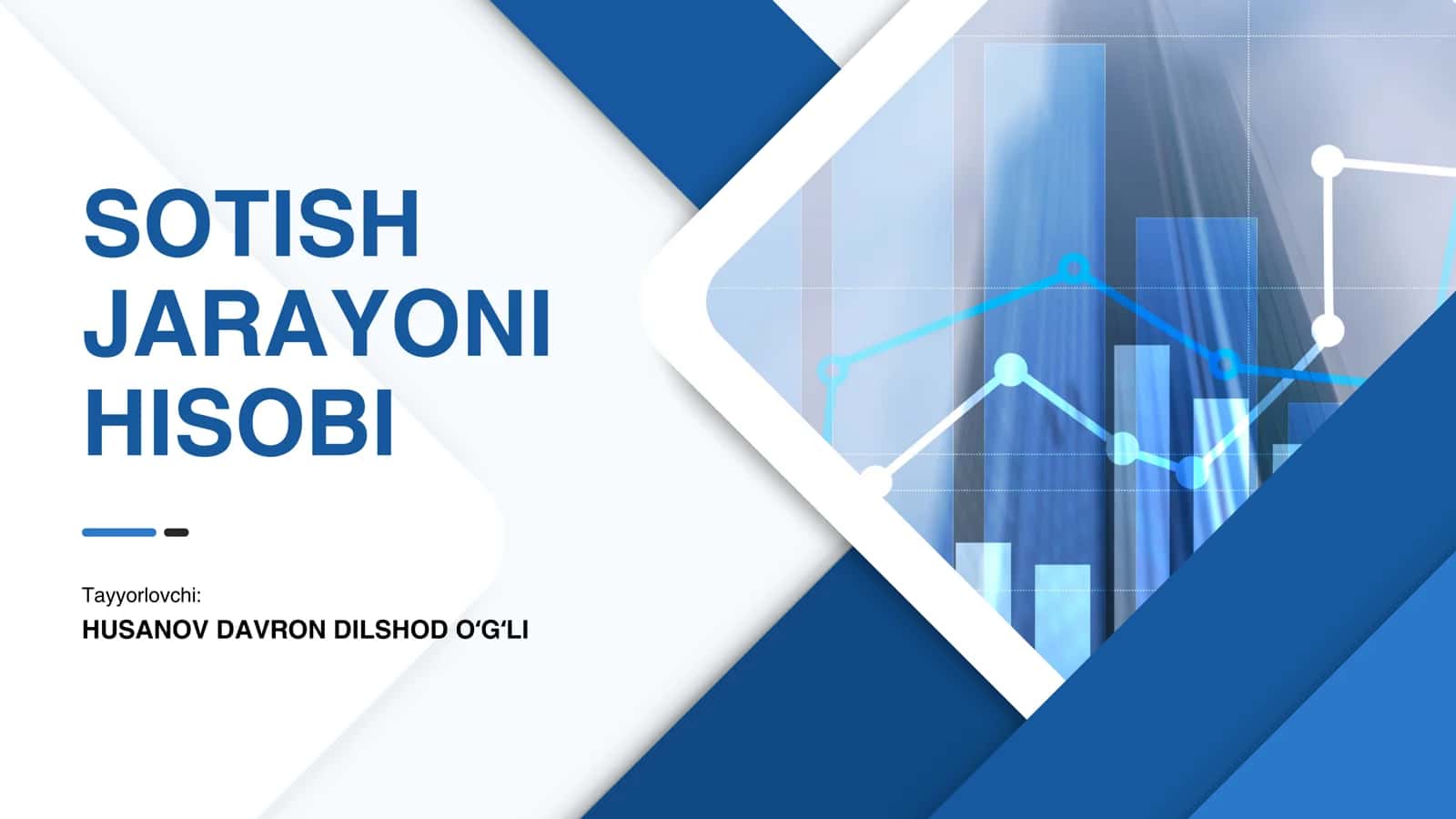 SOTISH JARAYONI HISOBI