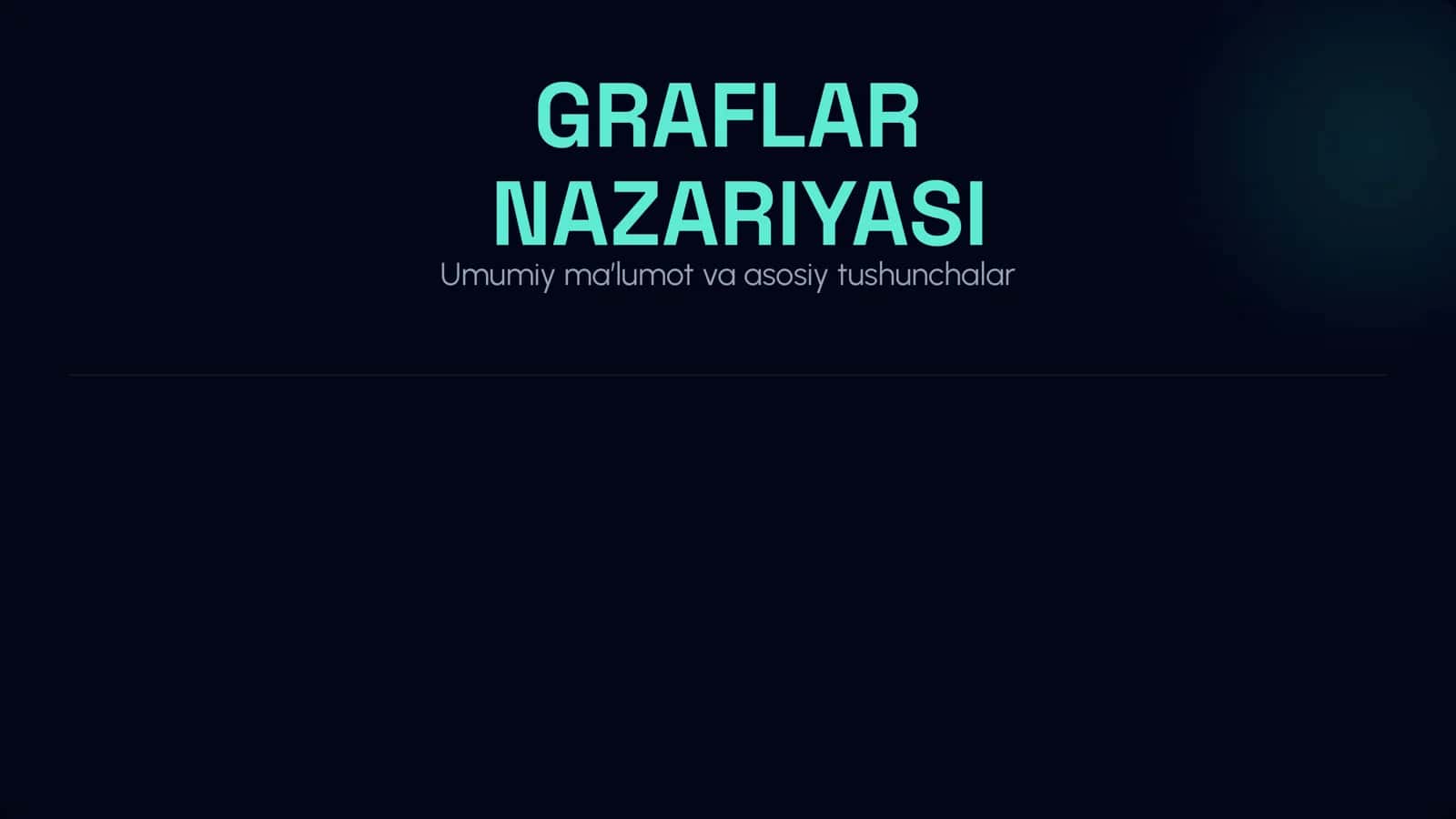 GRAFLAR NAZARIYASI