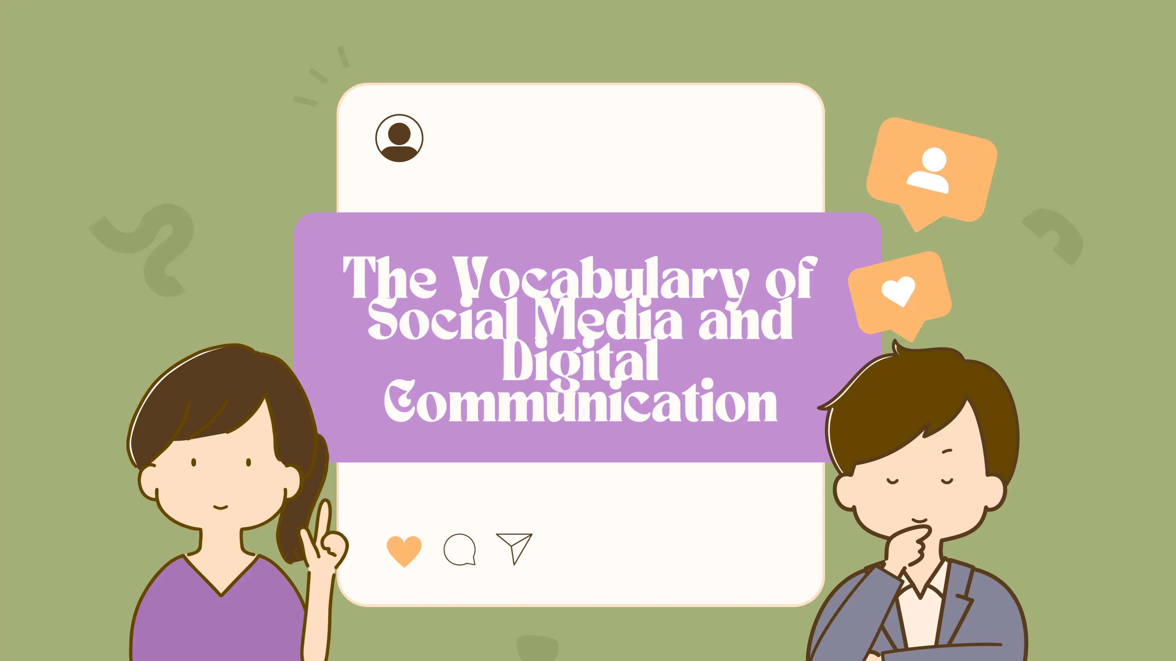 vocabulary of social media and digital communication