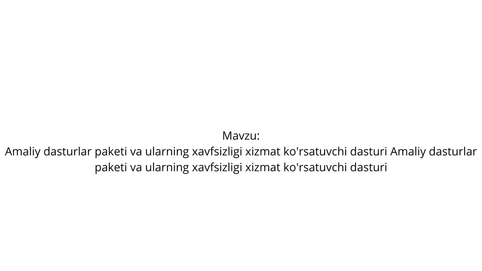 Amaliy dasturlar paketi