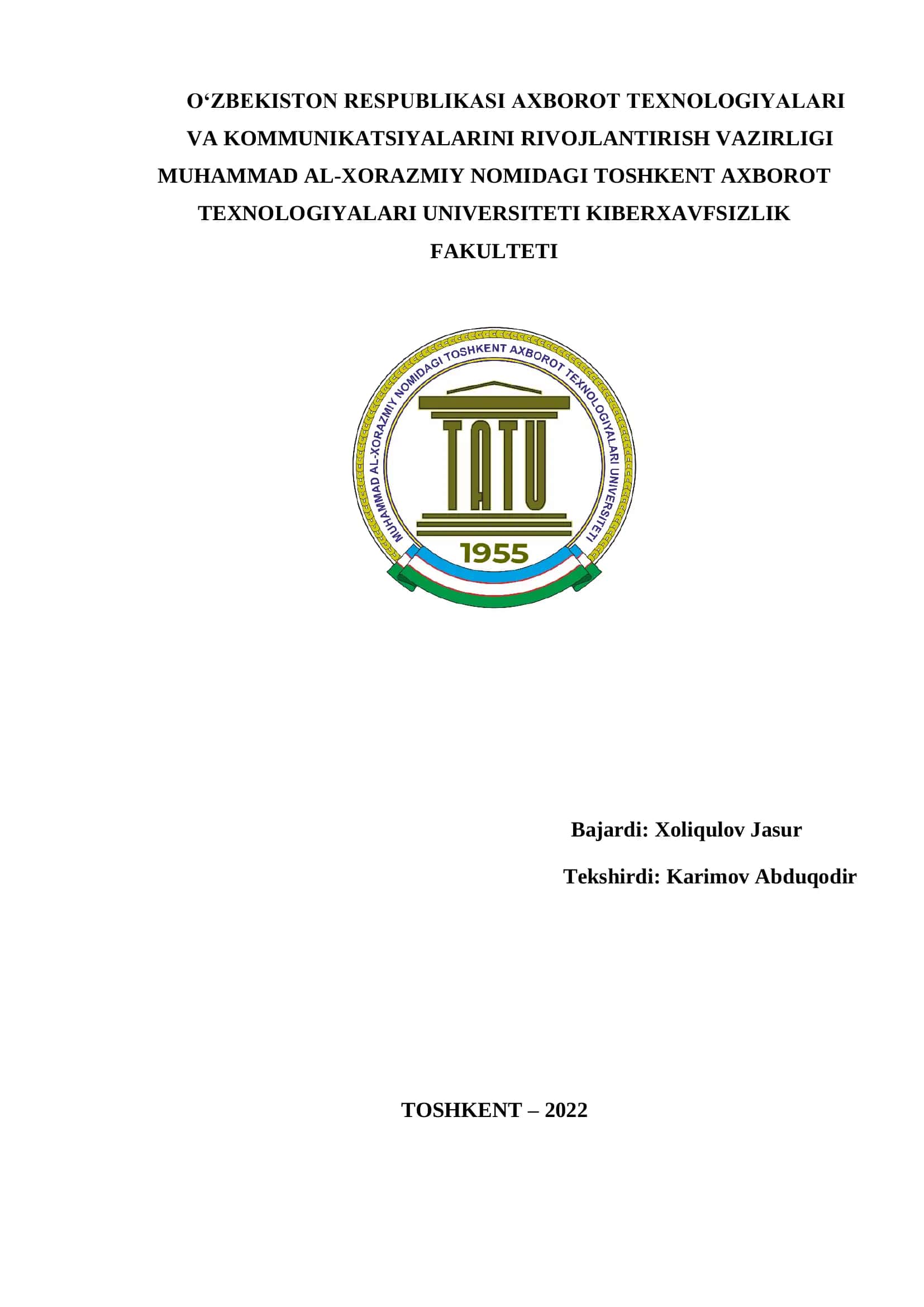 OpenSSL kutubxonasidan foydalanish