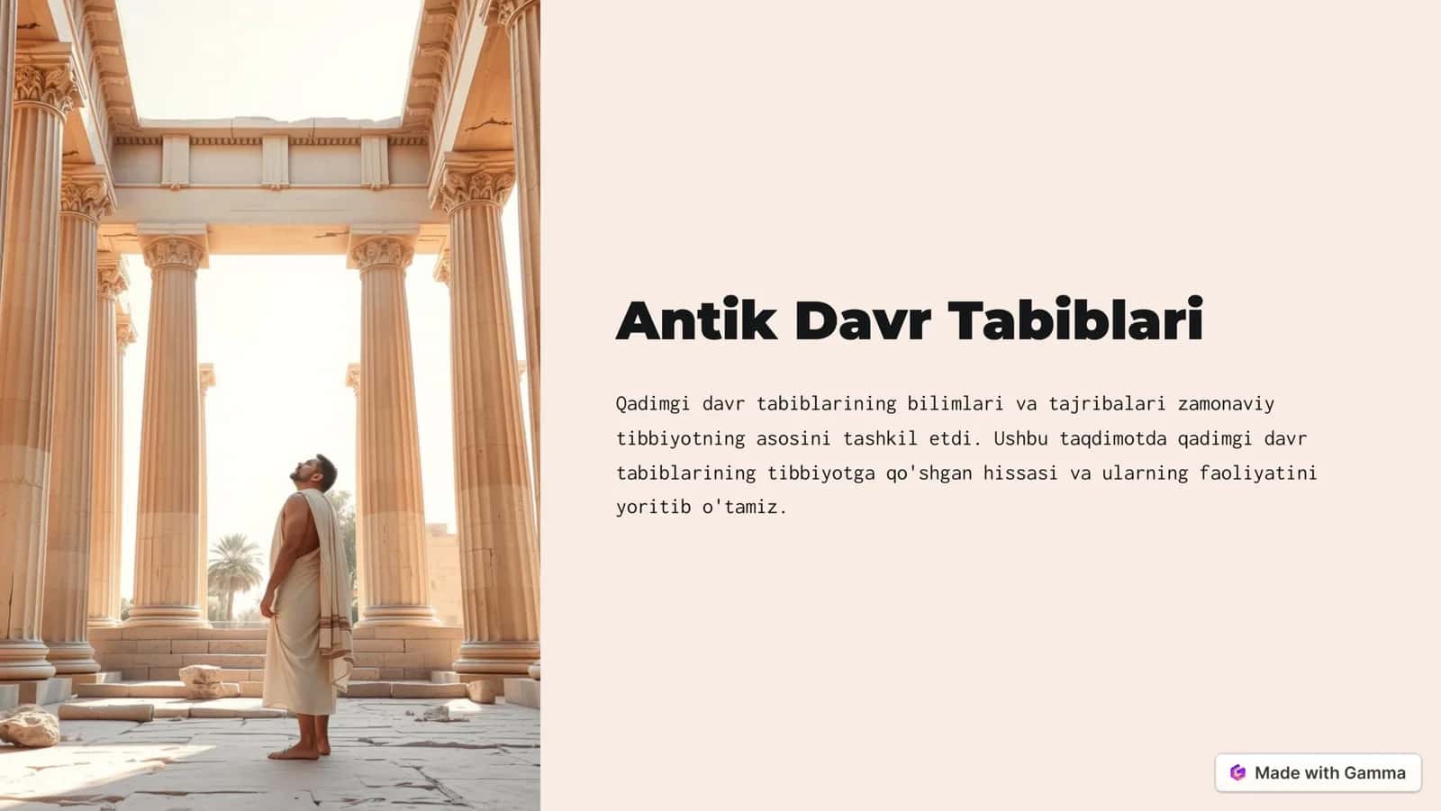 Antik Davr Tabiblari