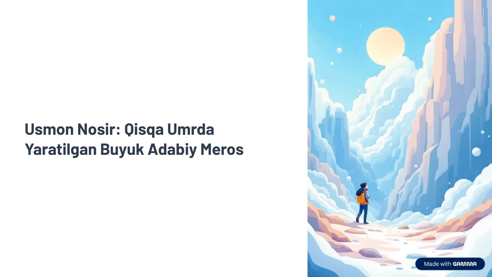 Usmon Nosir: Qisqa Umrda Yaratilgan Buyuk Adabiy Meros