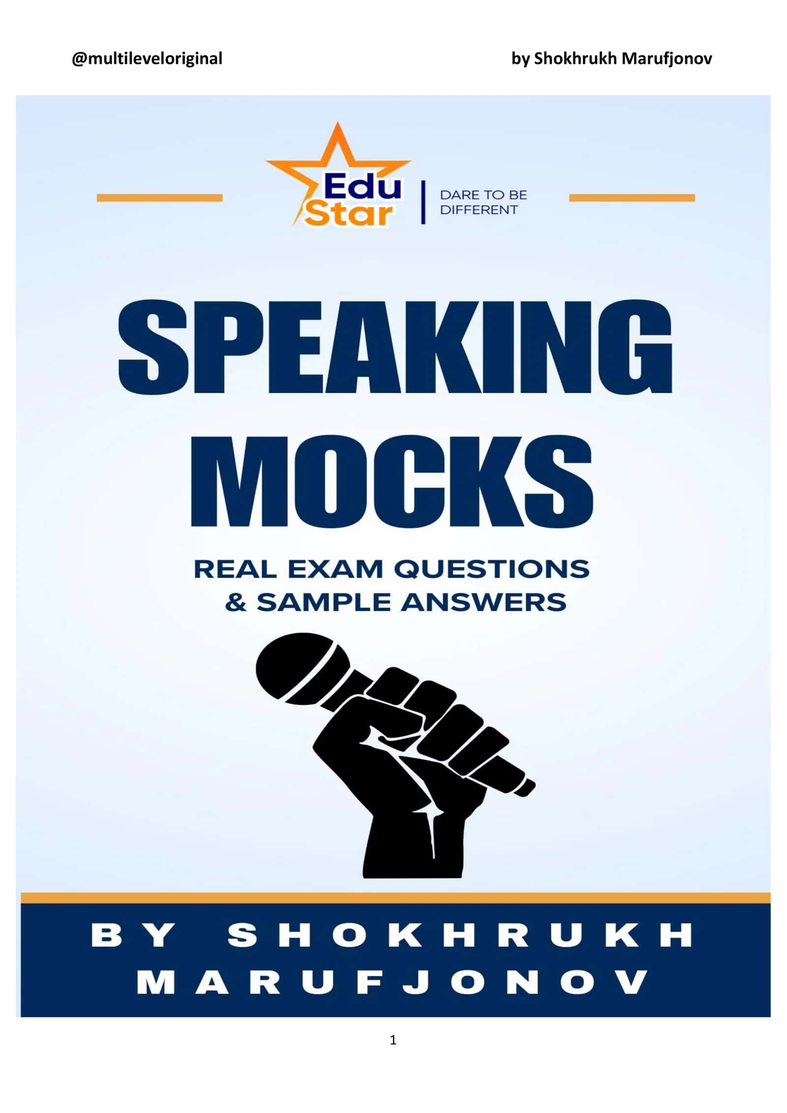 Speaking in English