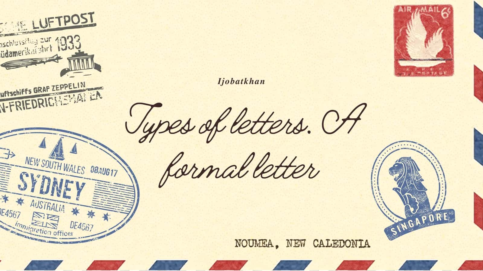 Types of letters