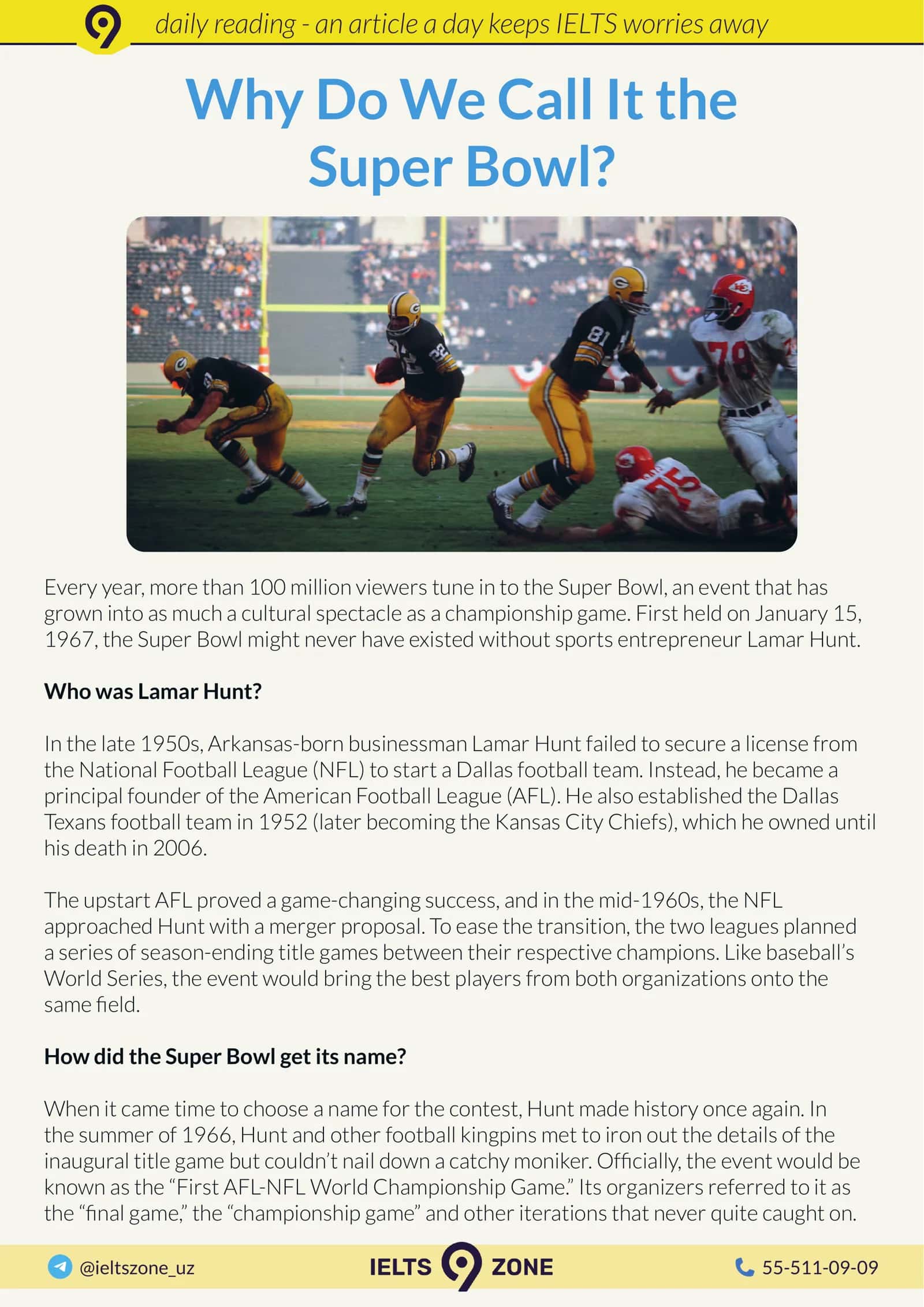 Why Do We Call It the Super Bowl?