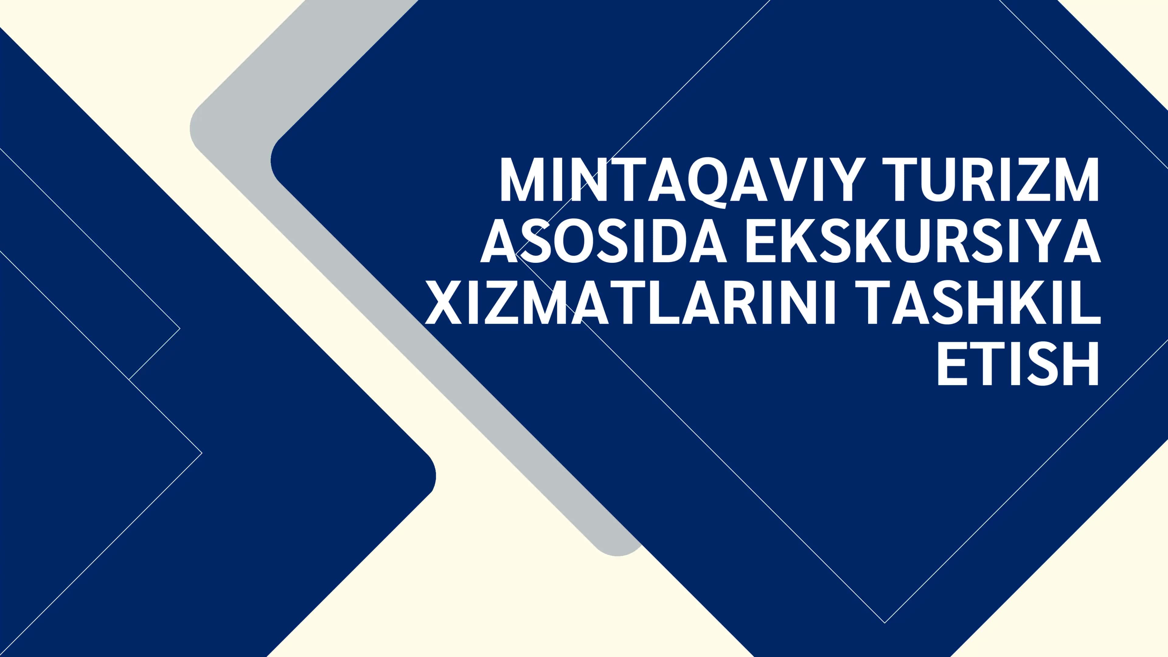 MINTAQAVIY TURIZM