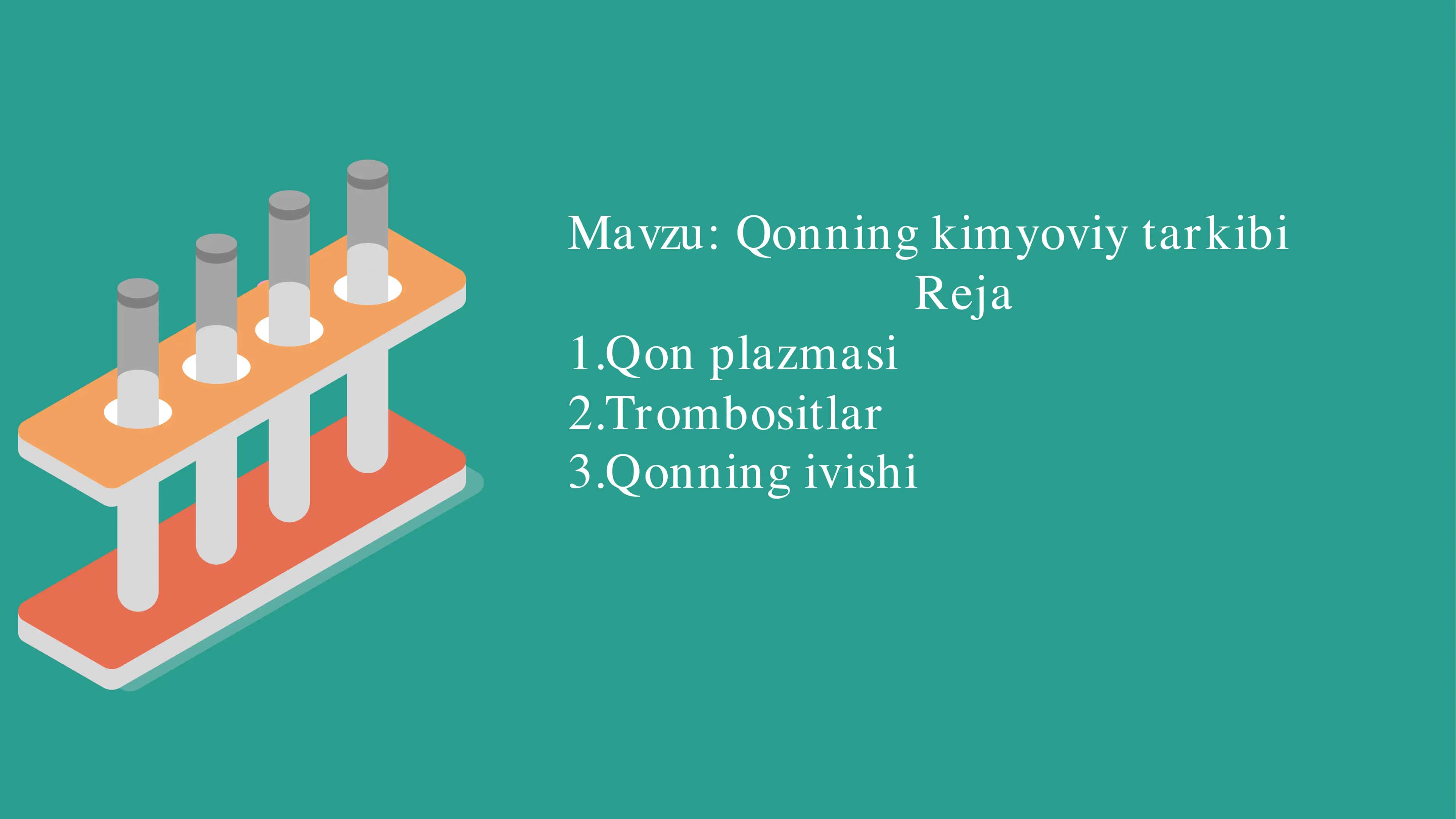 Qonning kimyoviy tarkibi