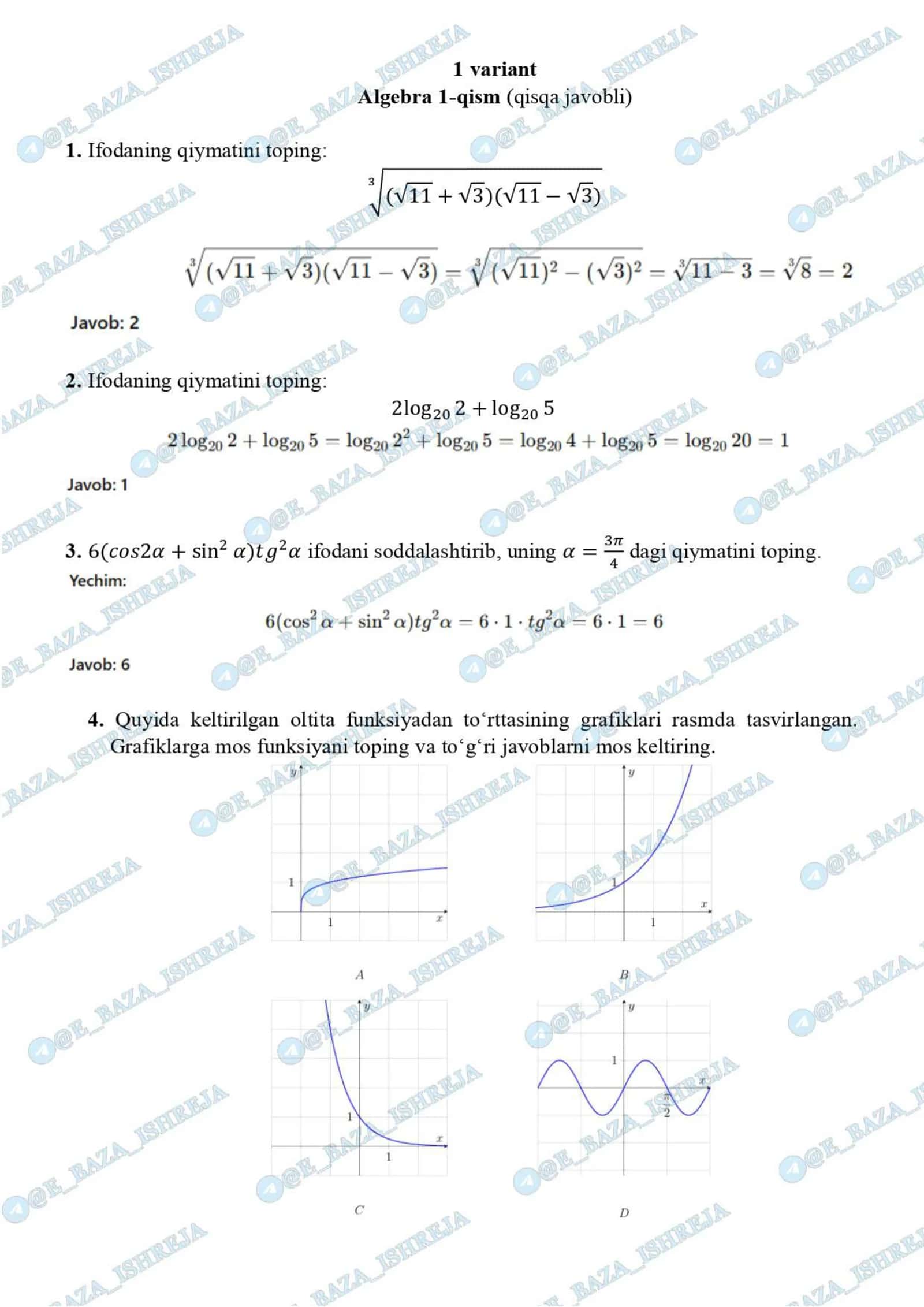 11-Matematika 1-7-var. javoblari