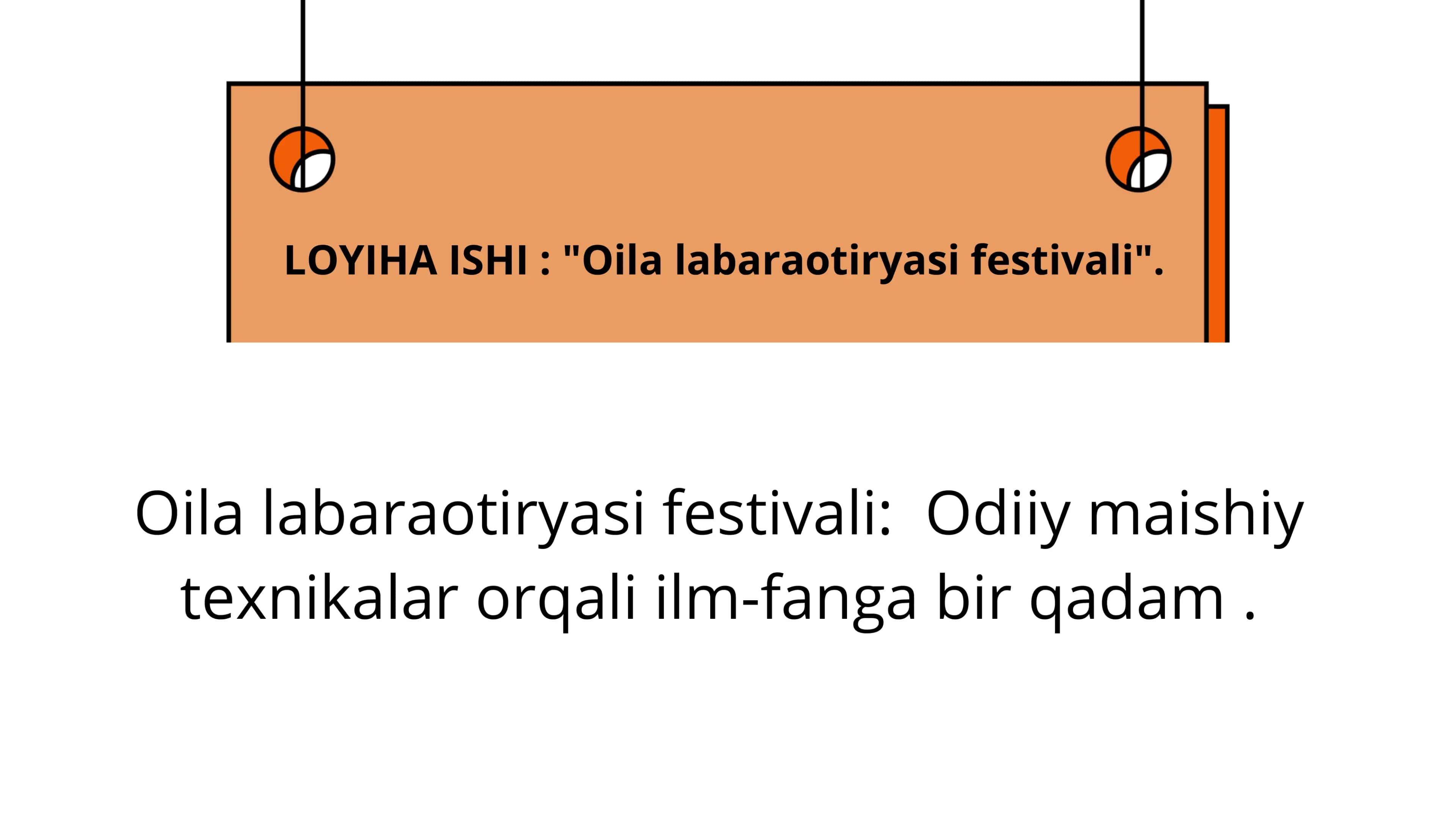 "Oila labarotiryasi festivali"