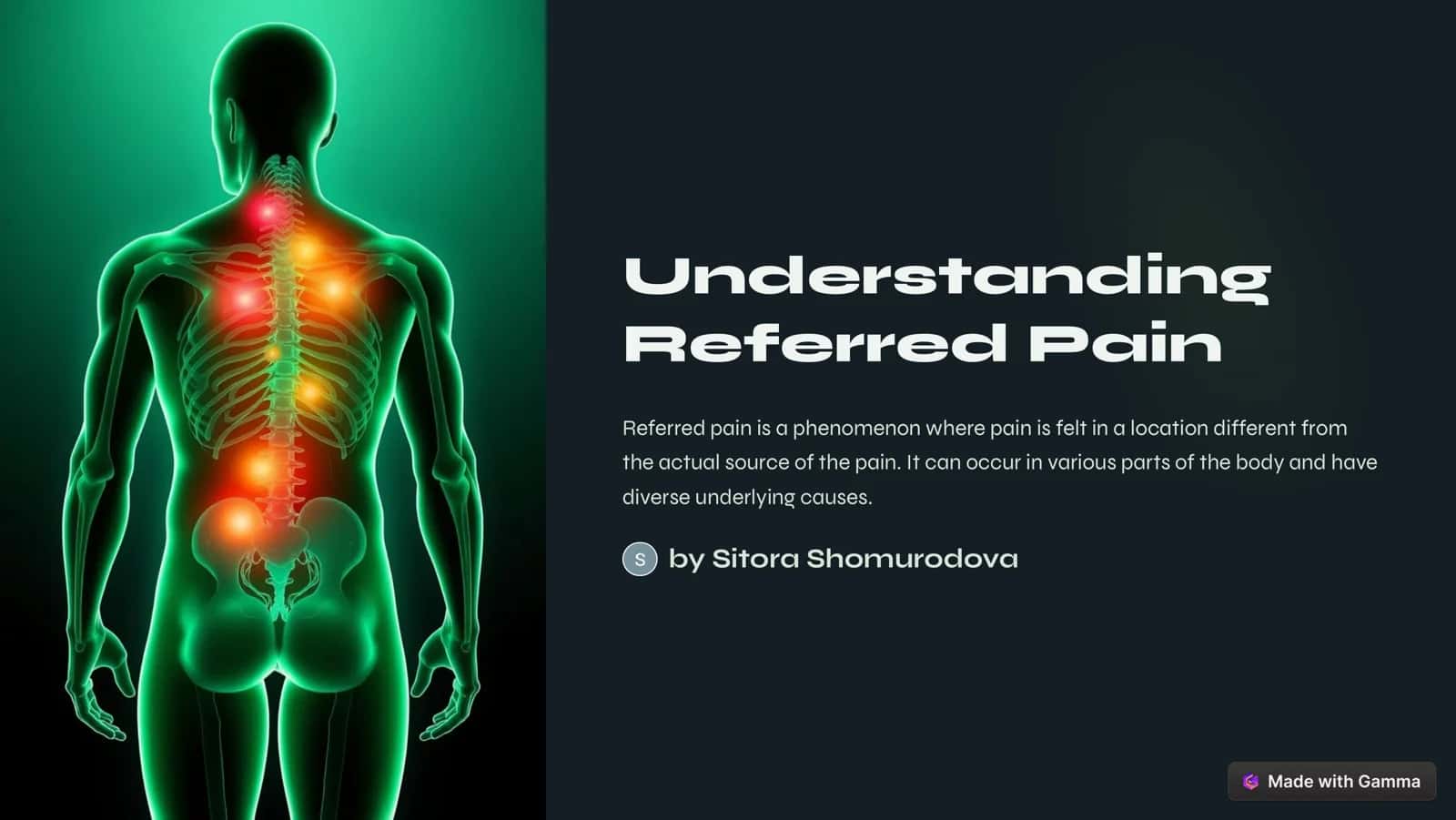 Referred Pain