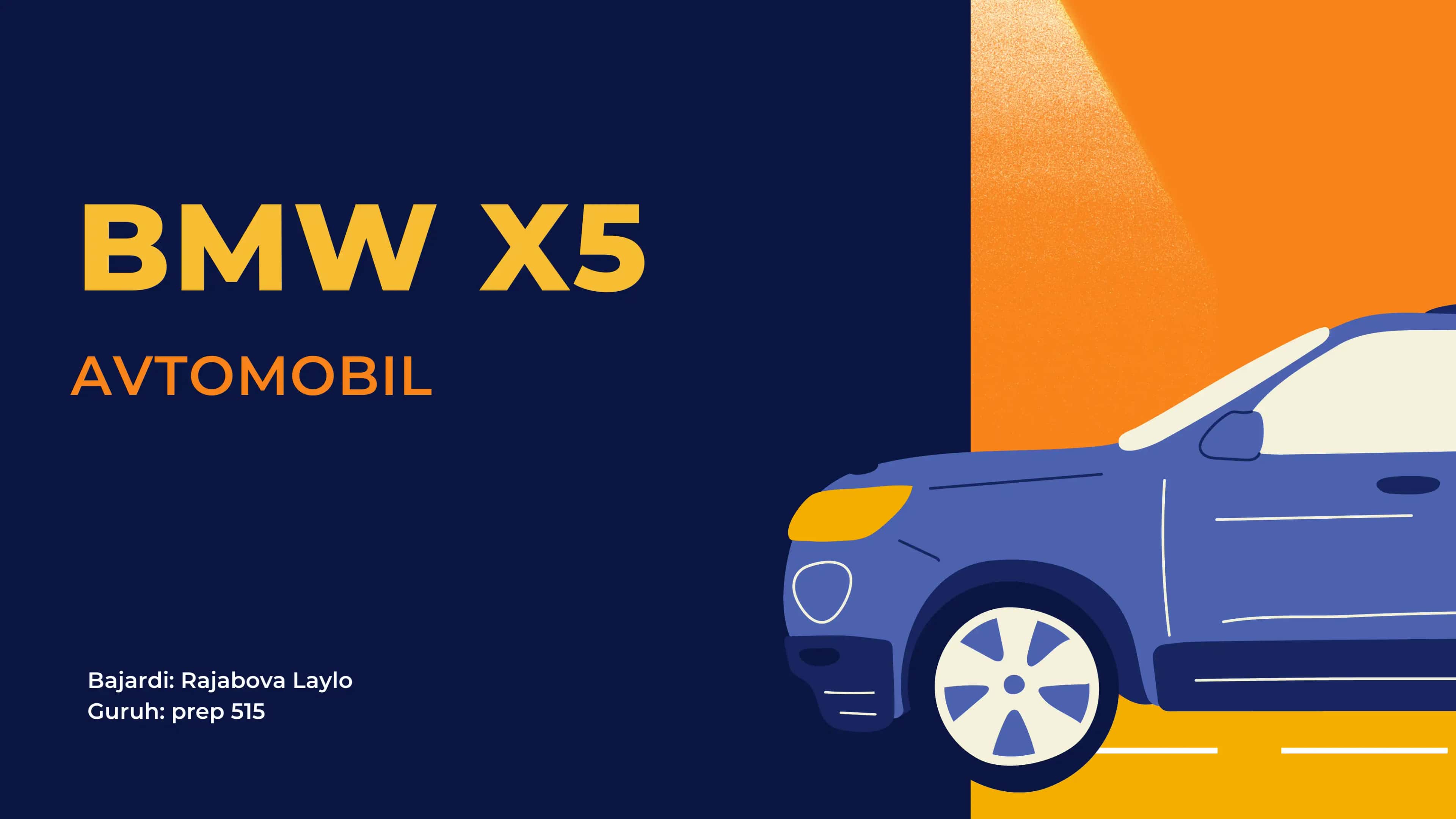 AVTOMOBIL BMW X5