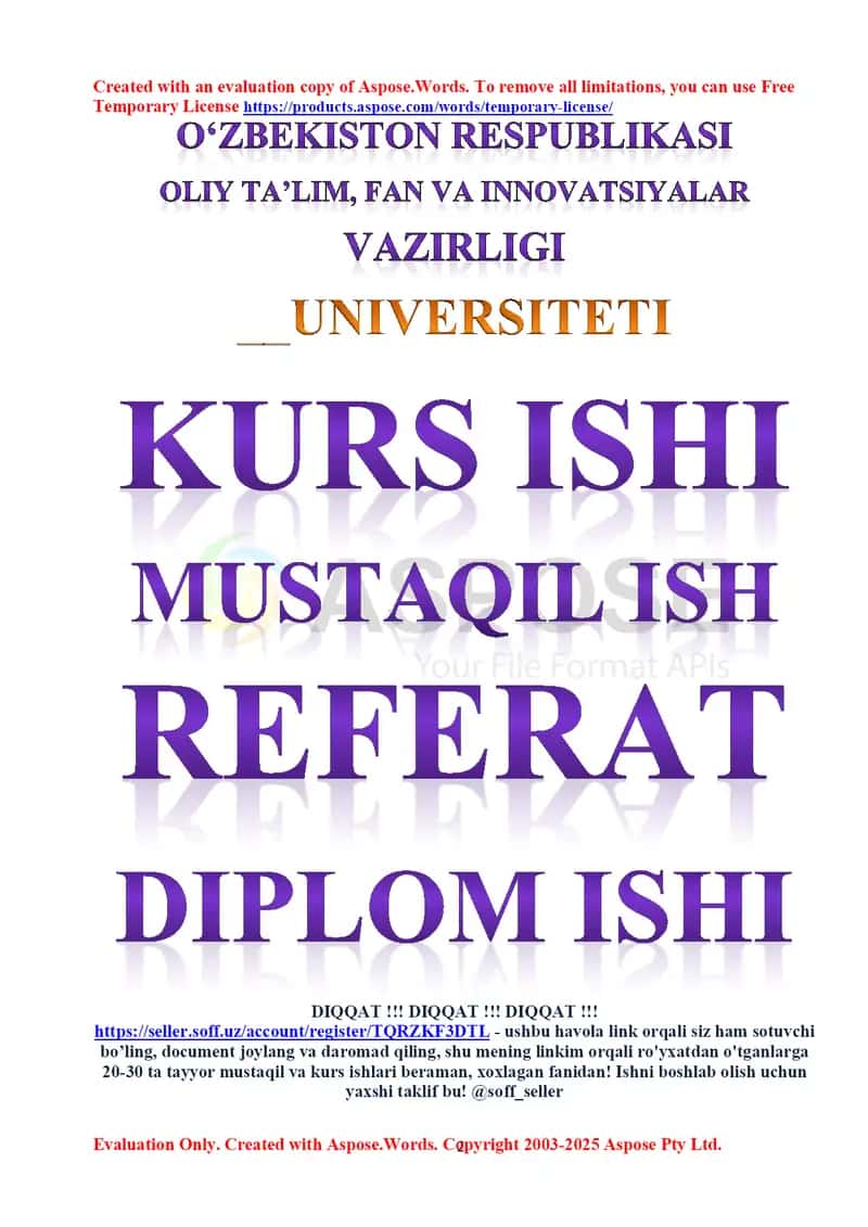 Arxitektura va qurilish tizimini loyihalash