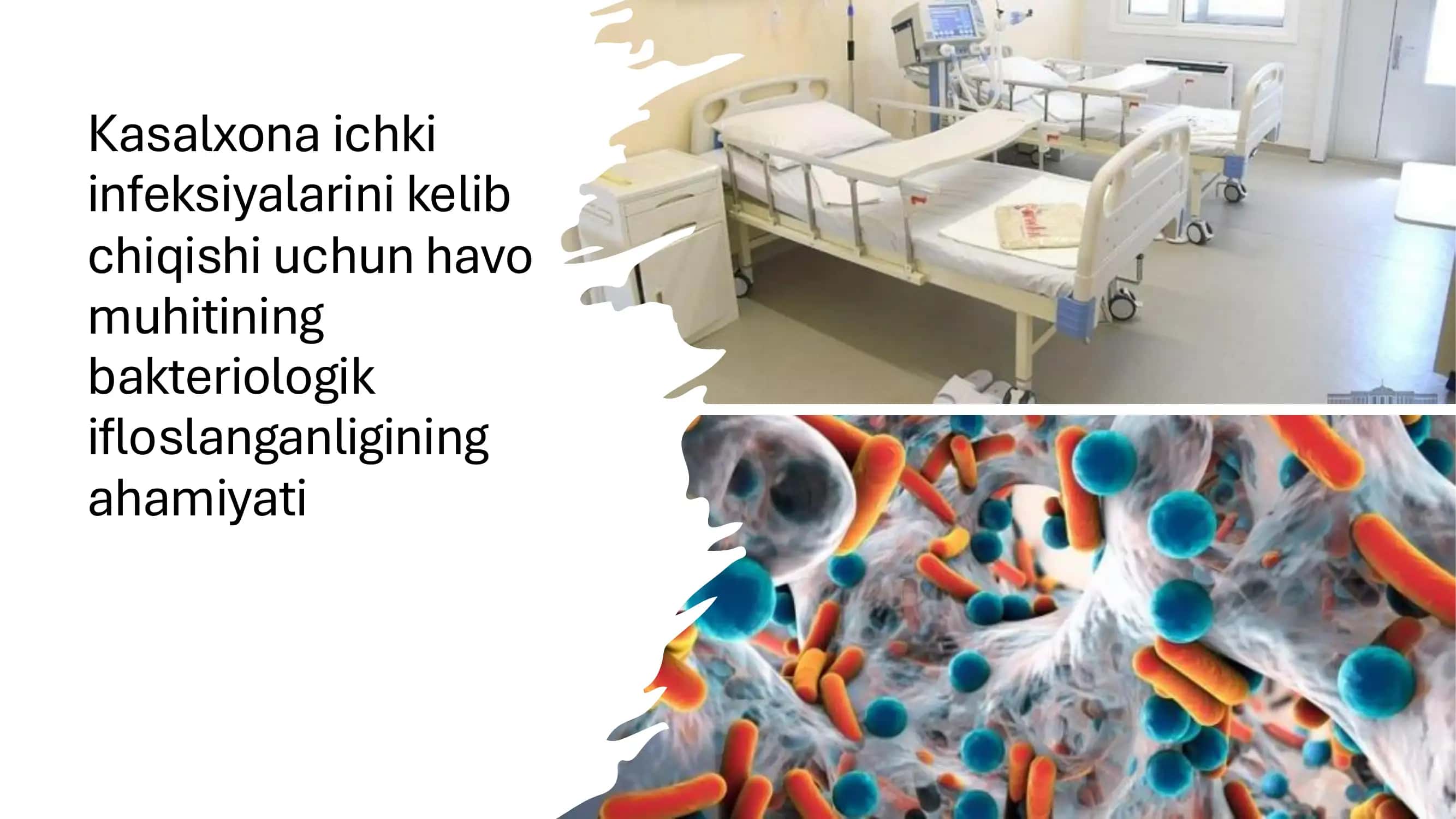Kasalxona ichki infeksiyalarini kelib chiqishi uchun havo muhitining bakteriologik ifloslanganligining ahamiyati​