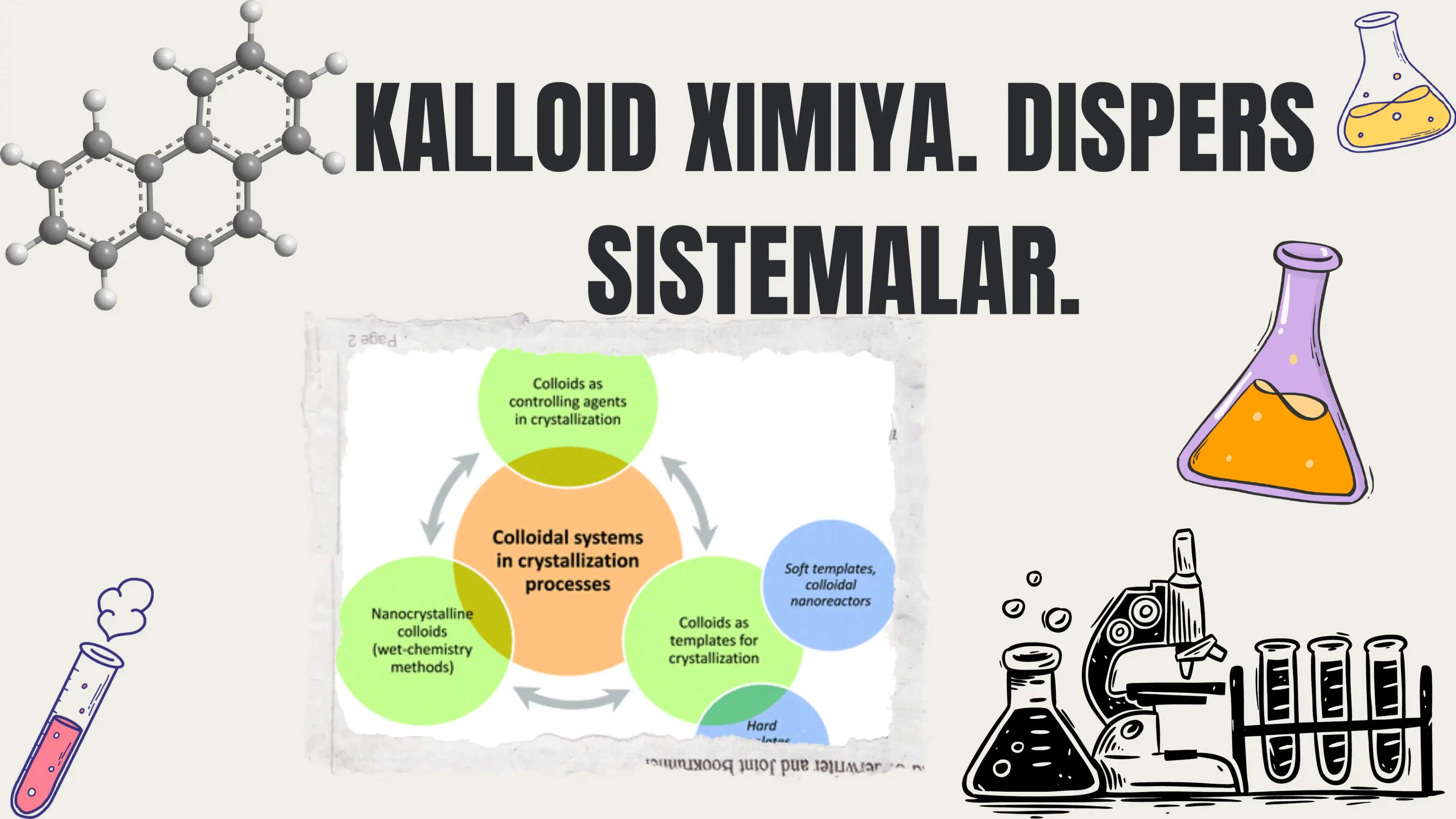 Kalloid ximiya.Dispers sistemalar