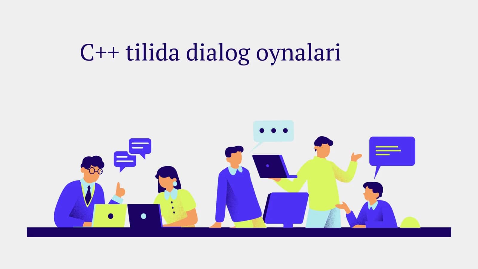 C++ tilida dialog oynalari