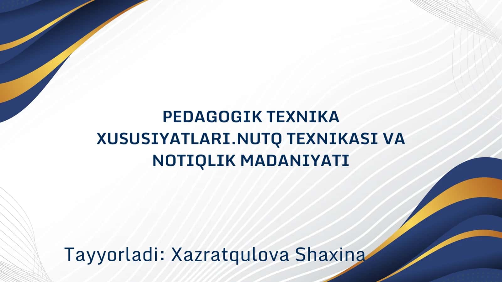 Pedagogik texnika xususiyatlari