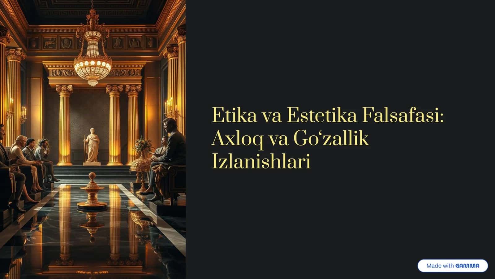 Etika va Estetika Falsafasi