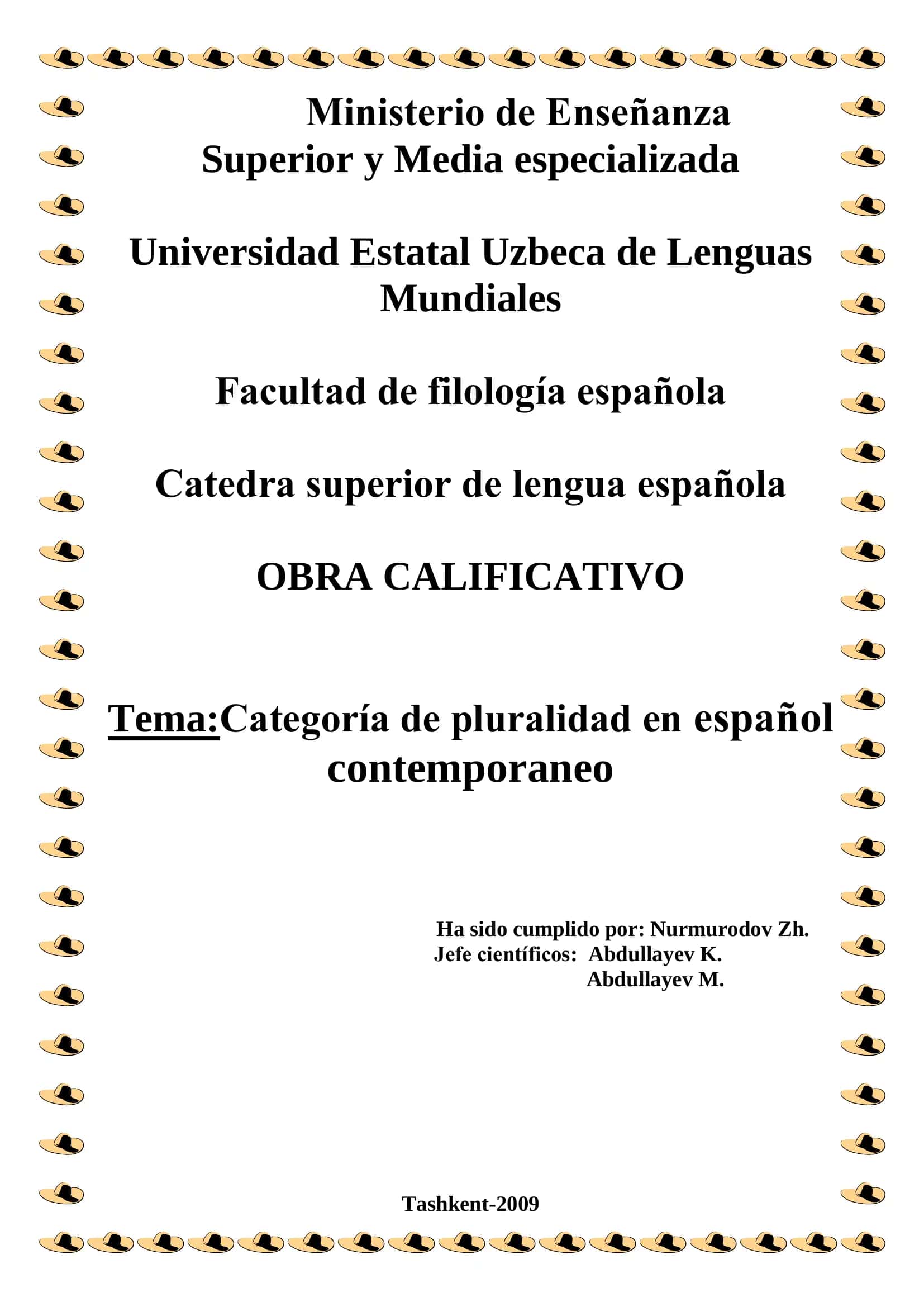 OBRA CALIFICATIVO