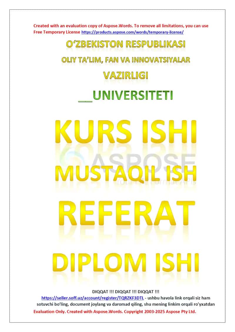UNIX operatsion tizimlarining rivojlanishi va ishlash printsipi