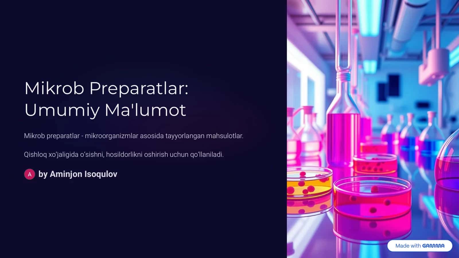 Mikrob Preparatlar