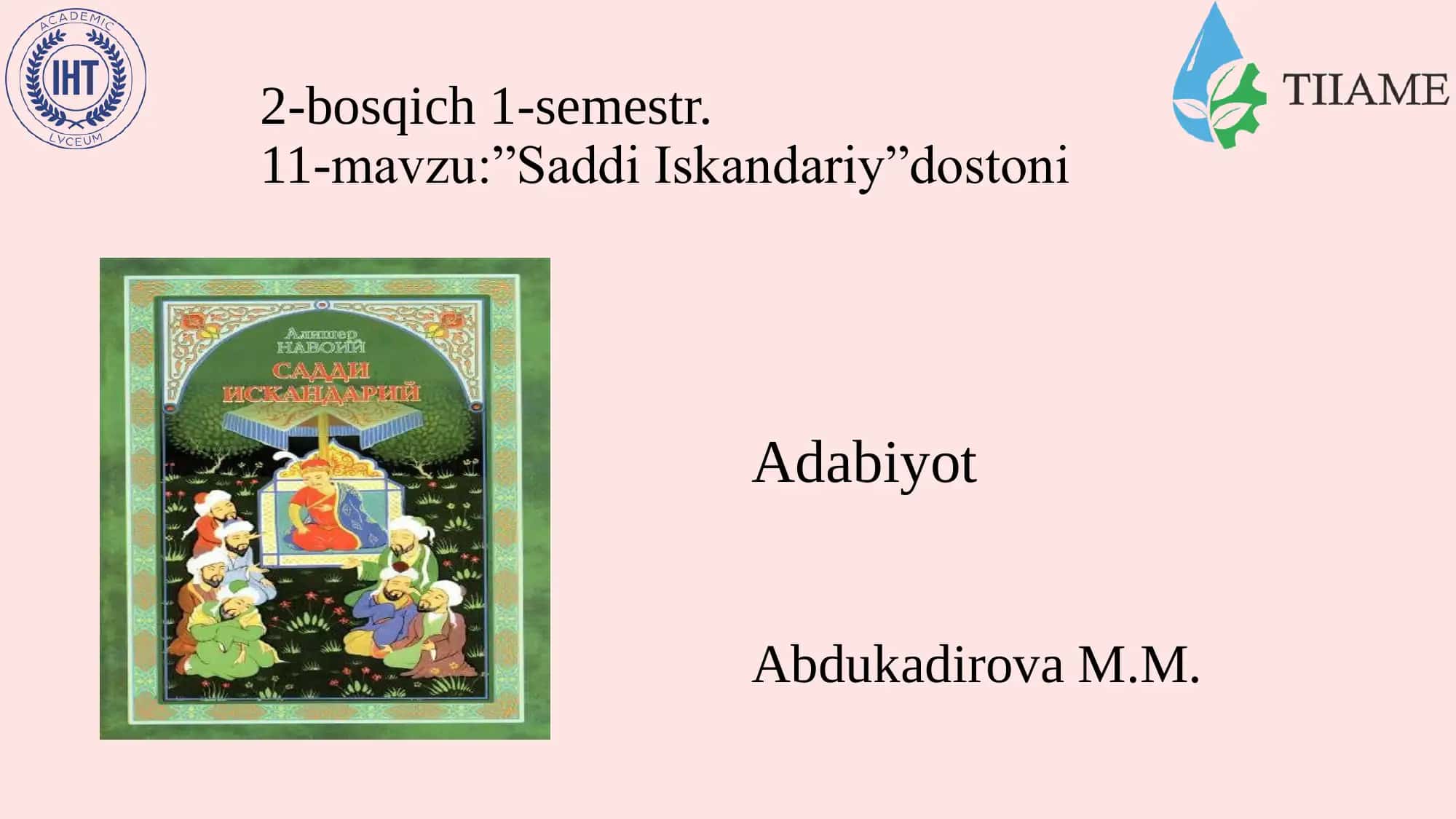 Saddi Iskandariy