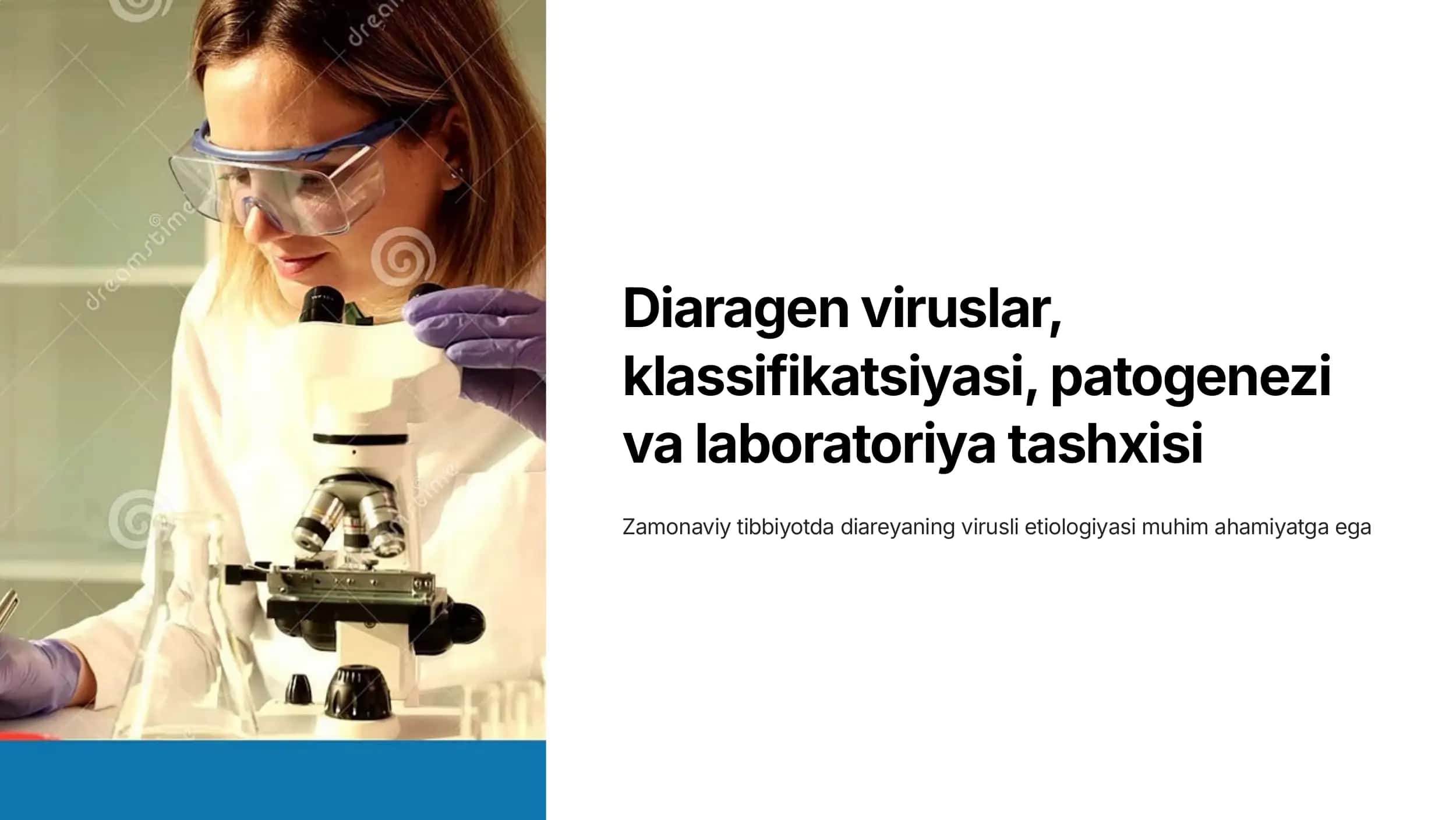 Diaragen viruslar, klassifikatsiyasi, patogenezi,  laboratoriya tashxisi