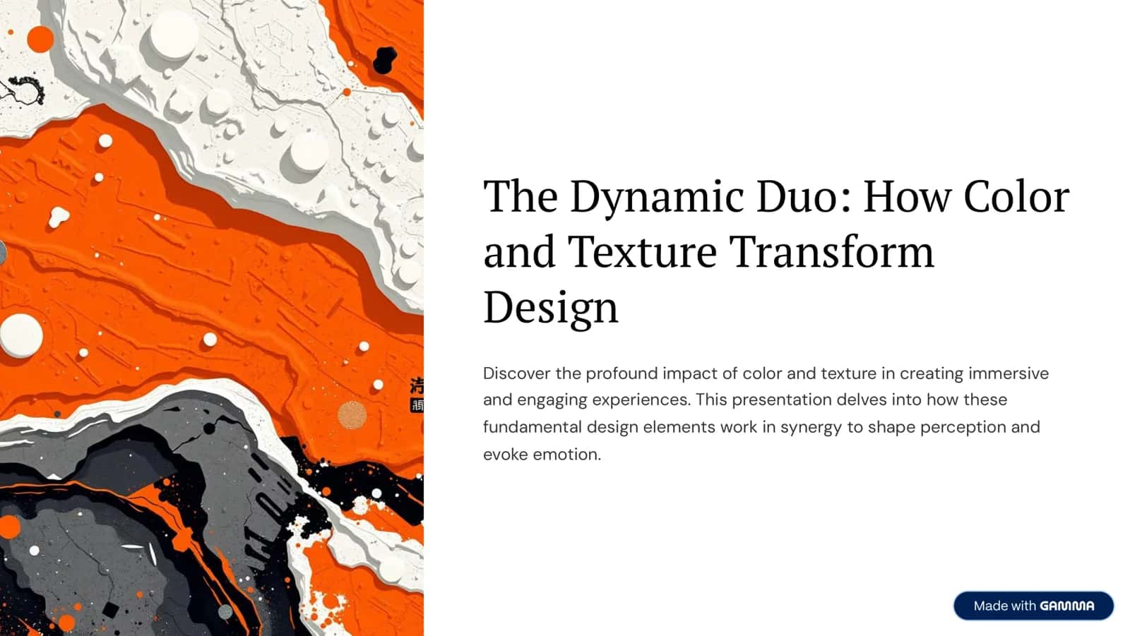 The Dynamic Duo: How Color and Texture Transform Design
