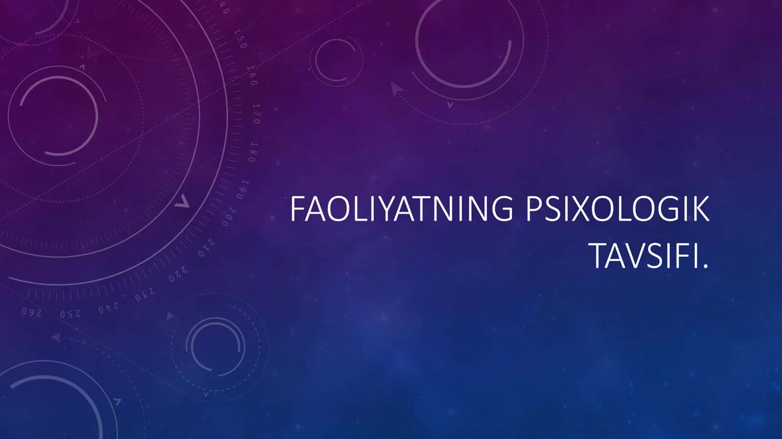 PSIXOLOGIK TAVSIFI