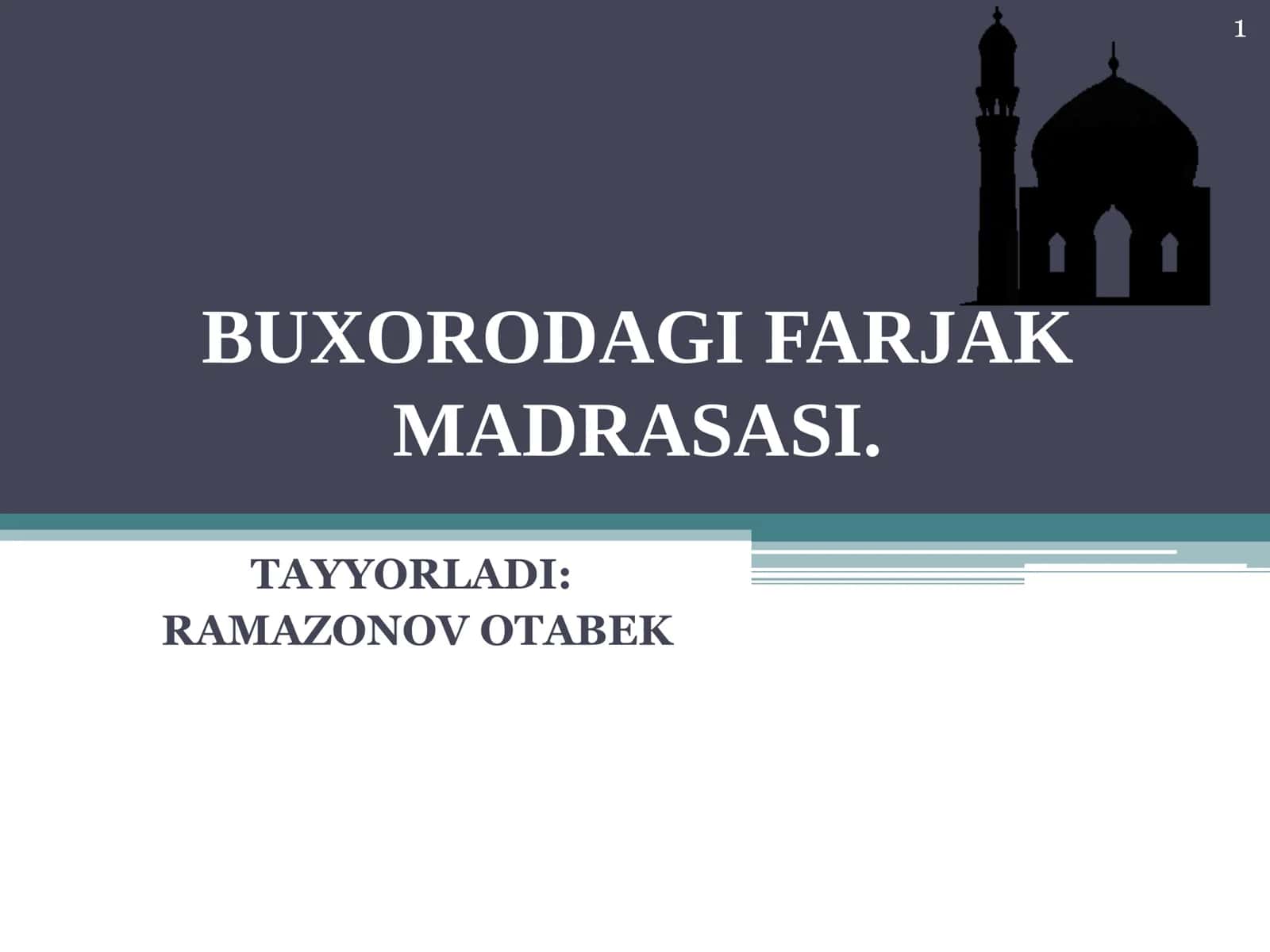 FARJAK MADRASASI