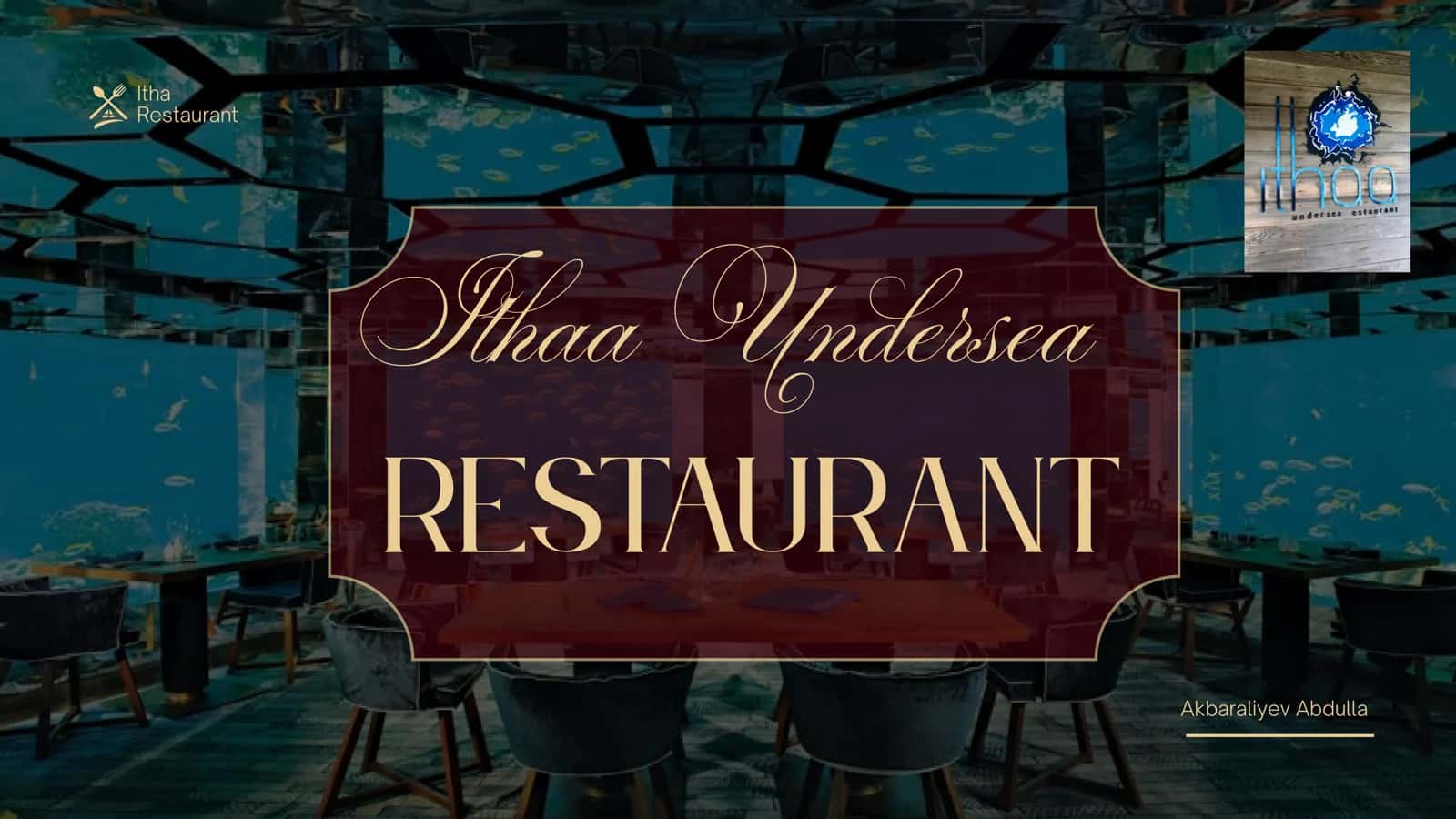 Restaurant Ithaa haqida pptx ingliz tilida