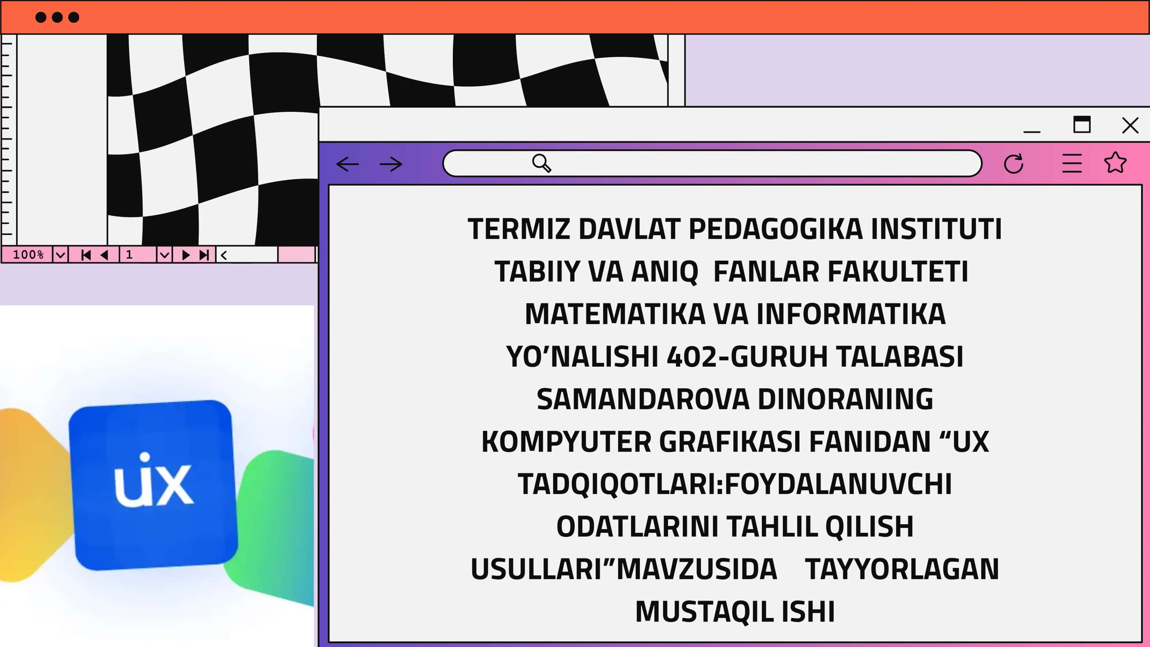 UX TADQIQOTLARI:FOYDALANUVCHI ODATLARINI TAHLIL QILISH USULLARI
