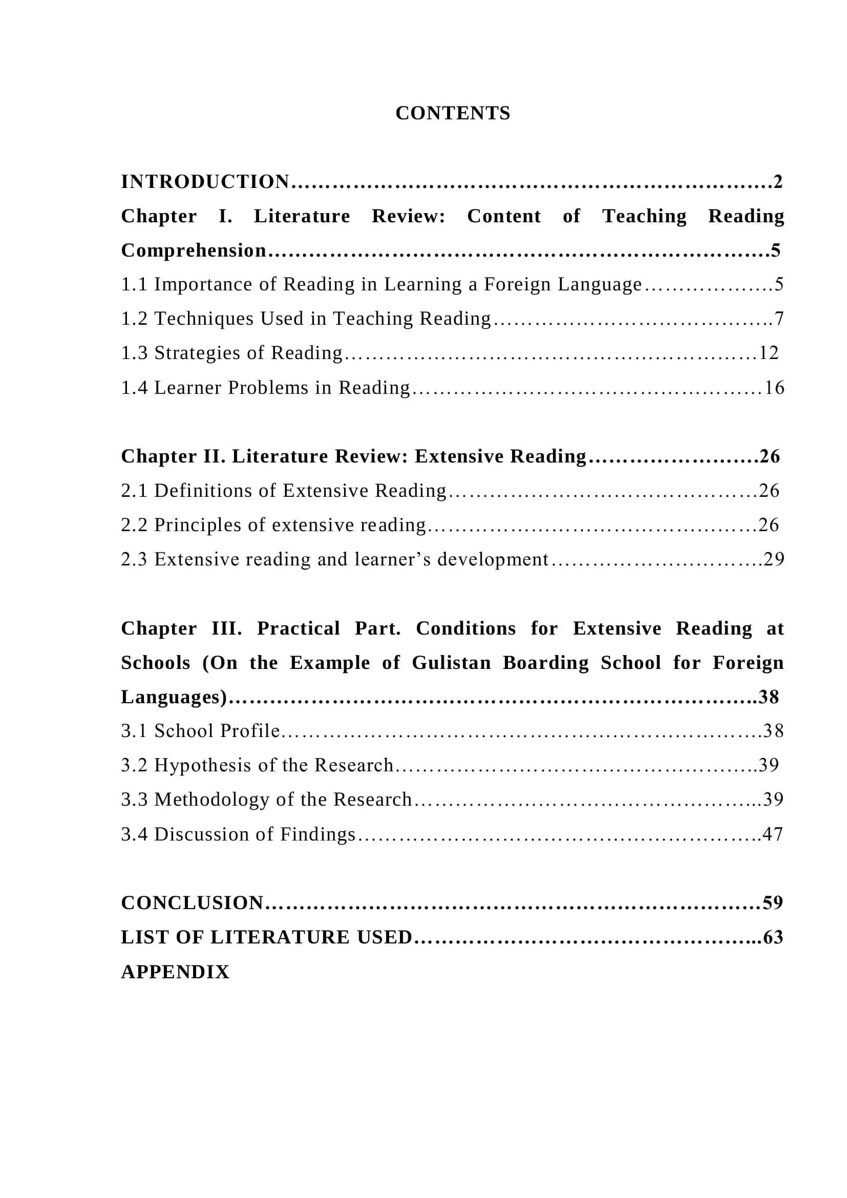 Literature Review: Teaching Reading Comprehension