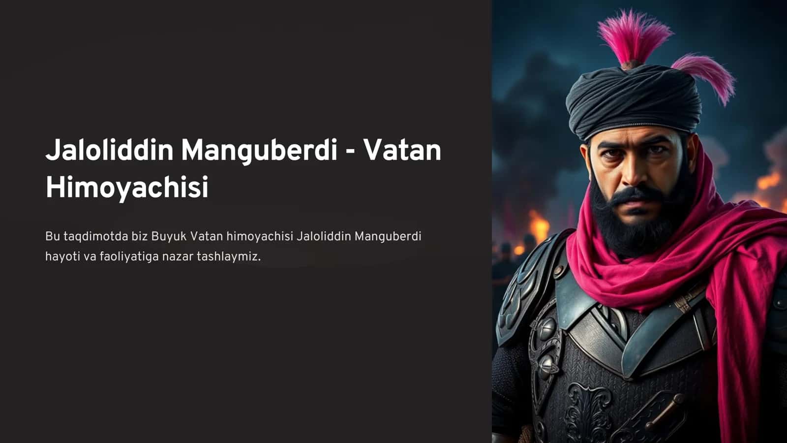 Jaloliddin Manguberdi - Vatan