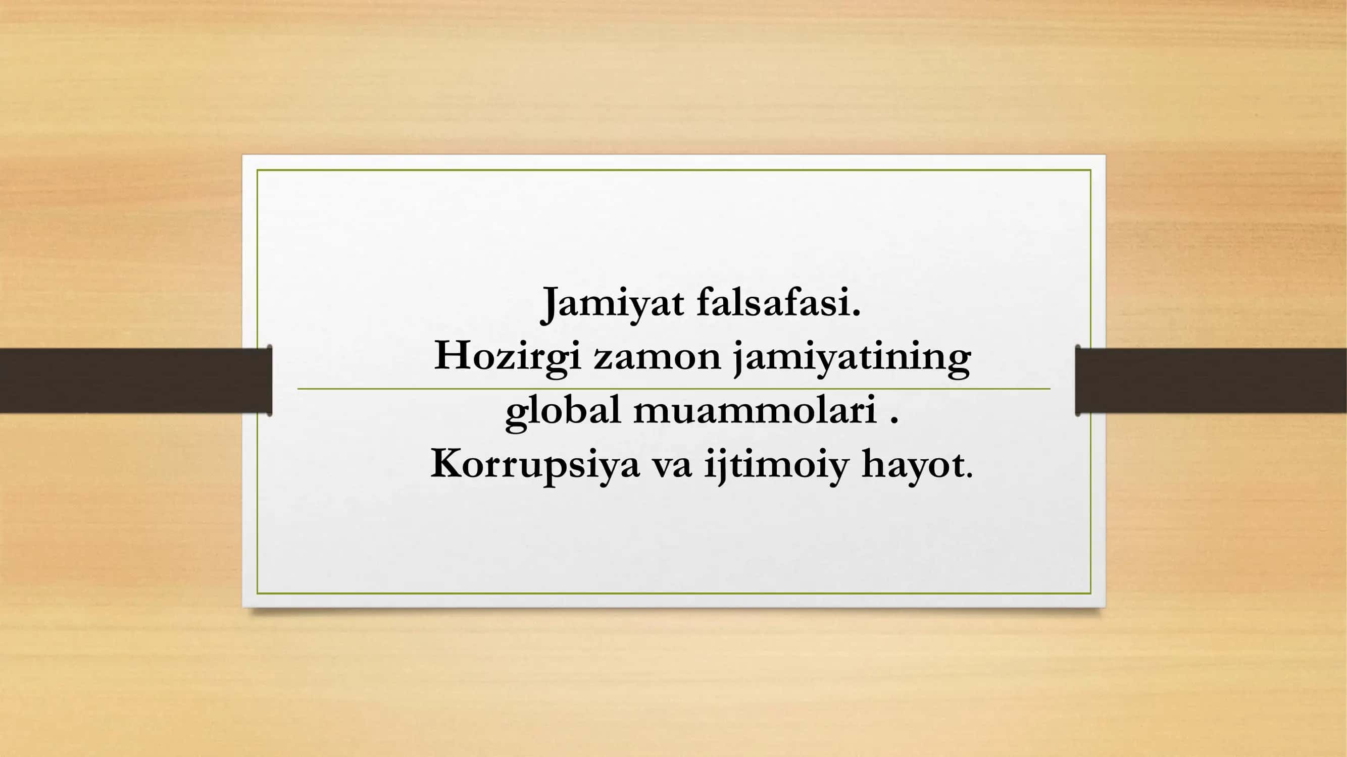 Jamiyat falsafasi