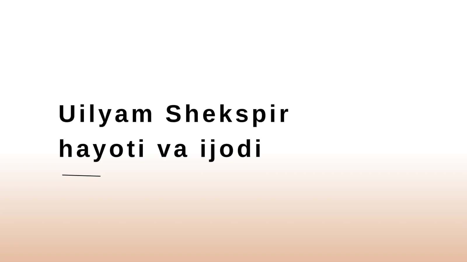Uilyam Shekspir