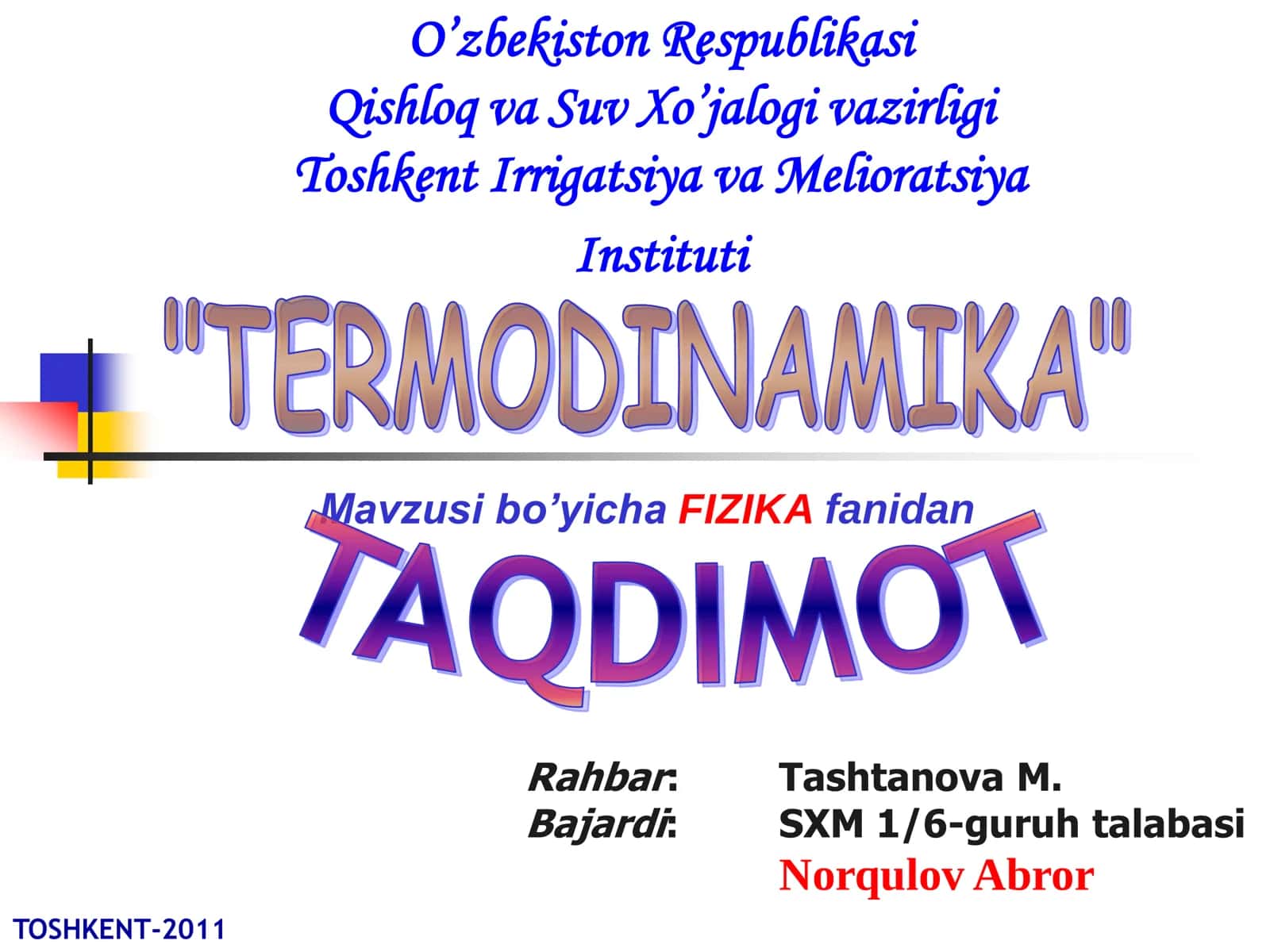 "TERMODINAMIKA"