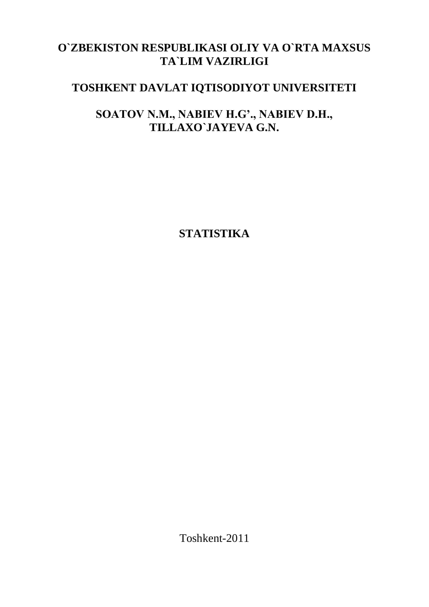 Statistika