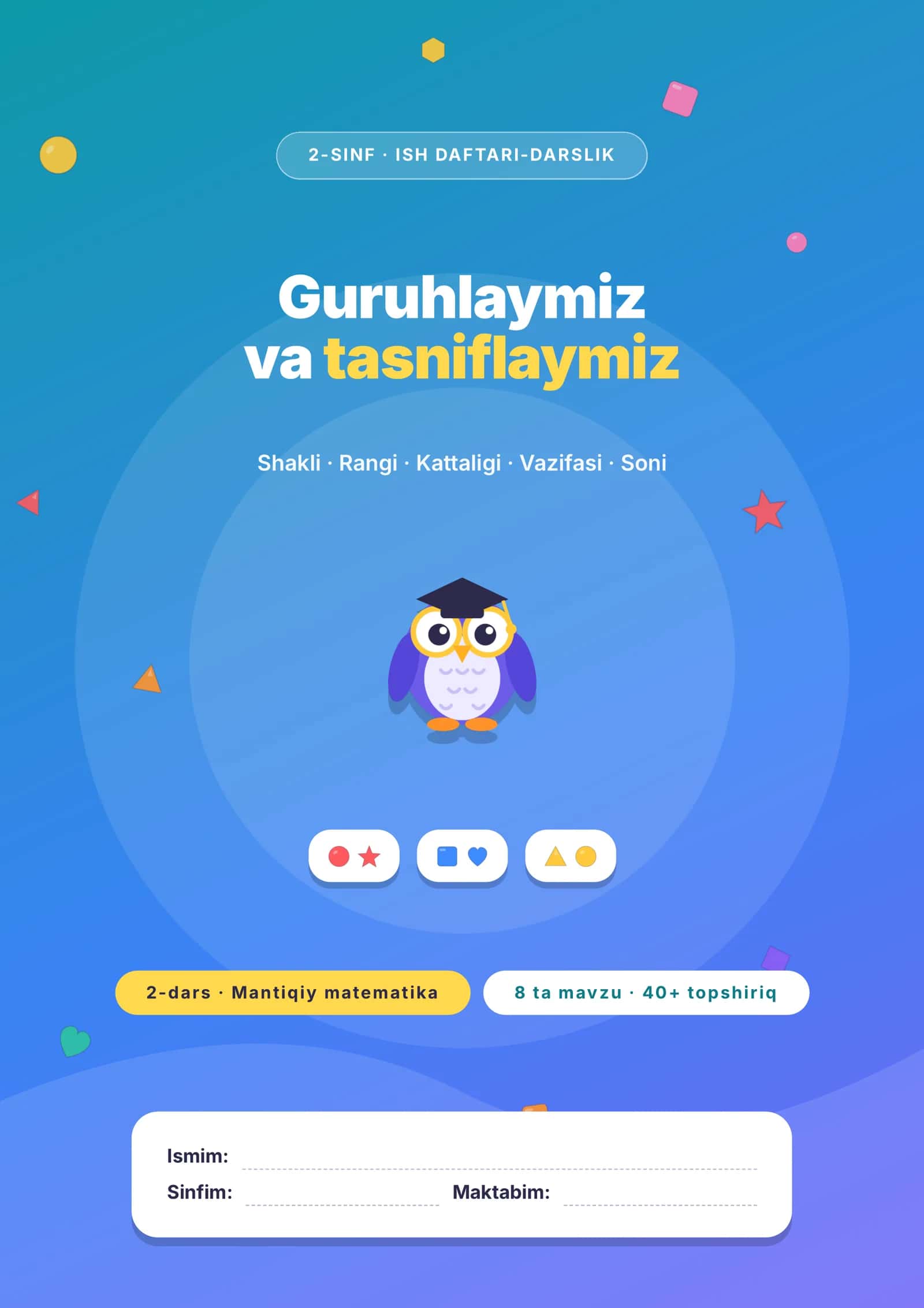 Mantiqiy matematika 2-sinf 2-dars