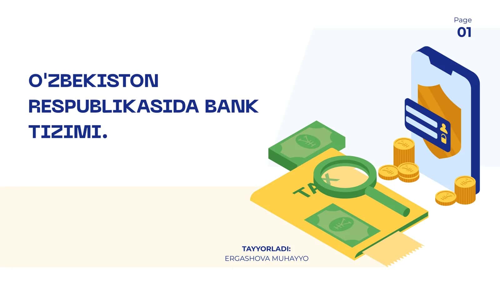 OʻZBEKISTON RESPUBLIKASIDA BANK TIZIMI