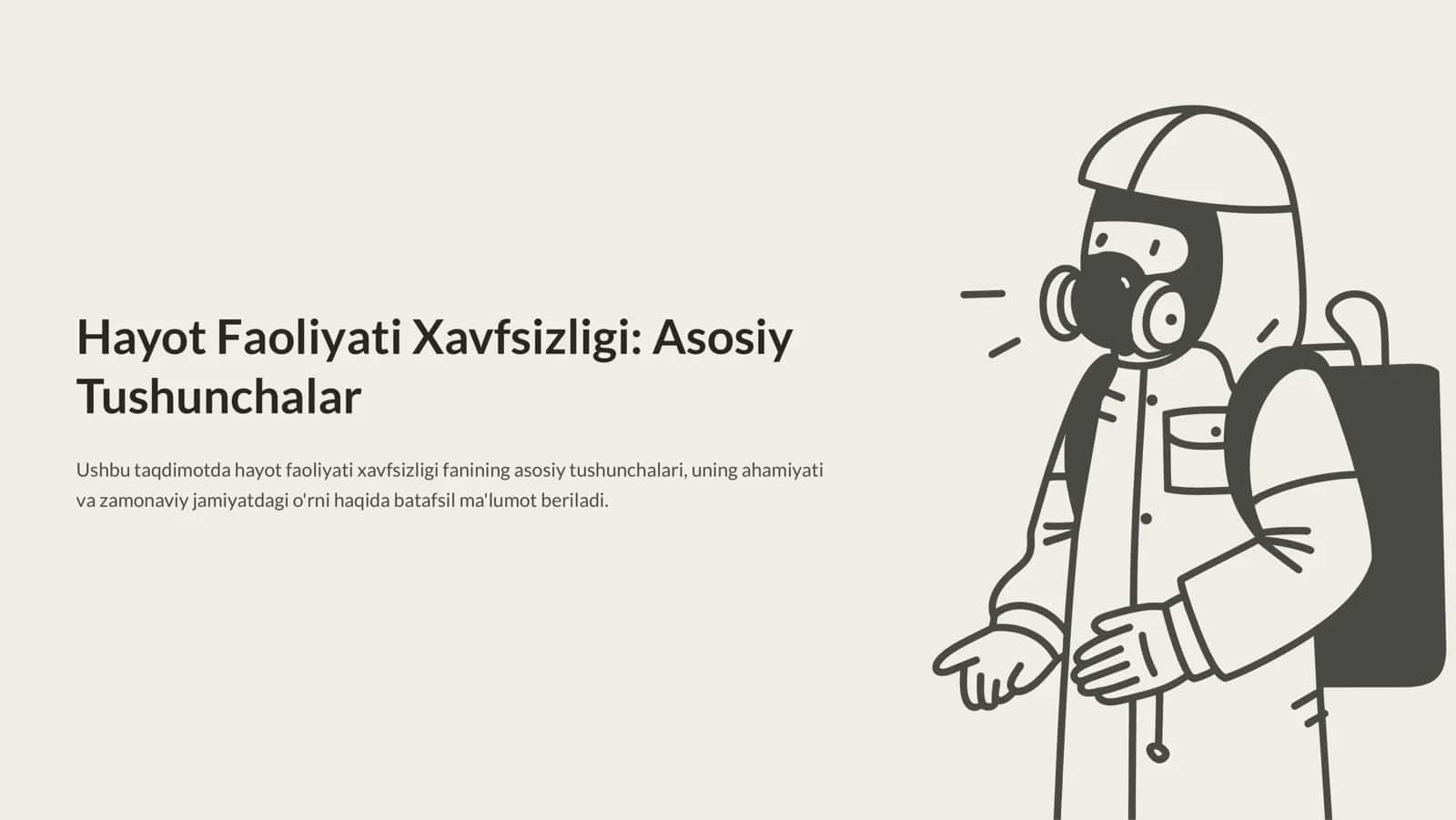 Hayot Faoliyati Xavfsizligi