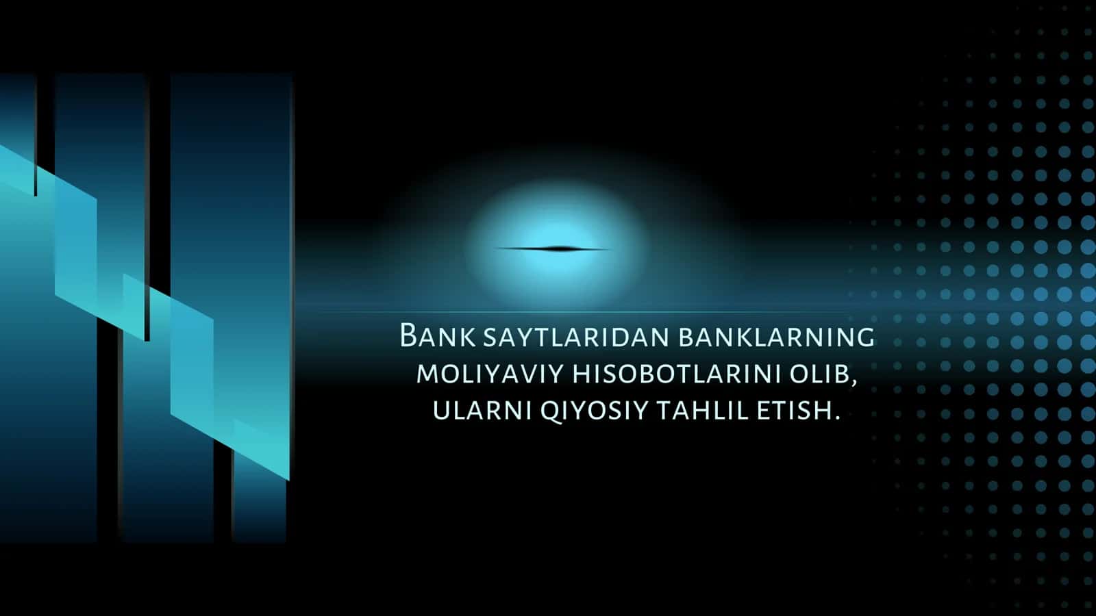 Banklar moliyaviy hisobotlarining qiyosiy tahlili