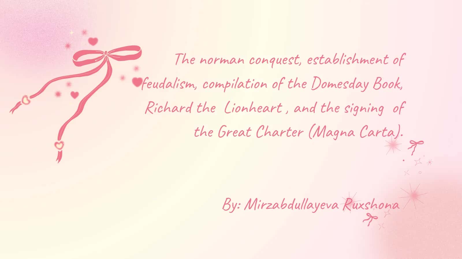 The Norman Conquest