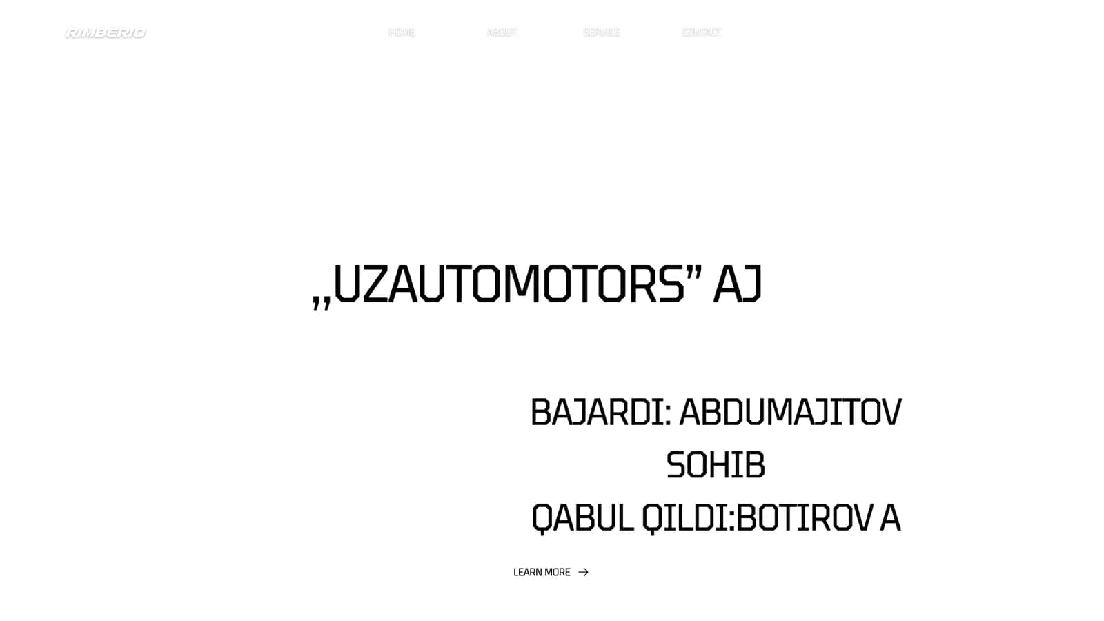 UZAUTOMOTORS HAQIDA