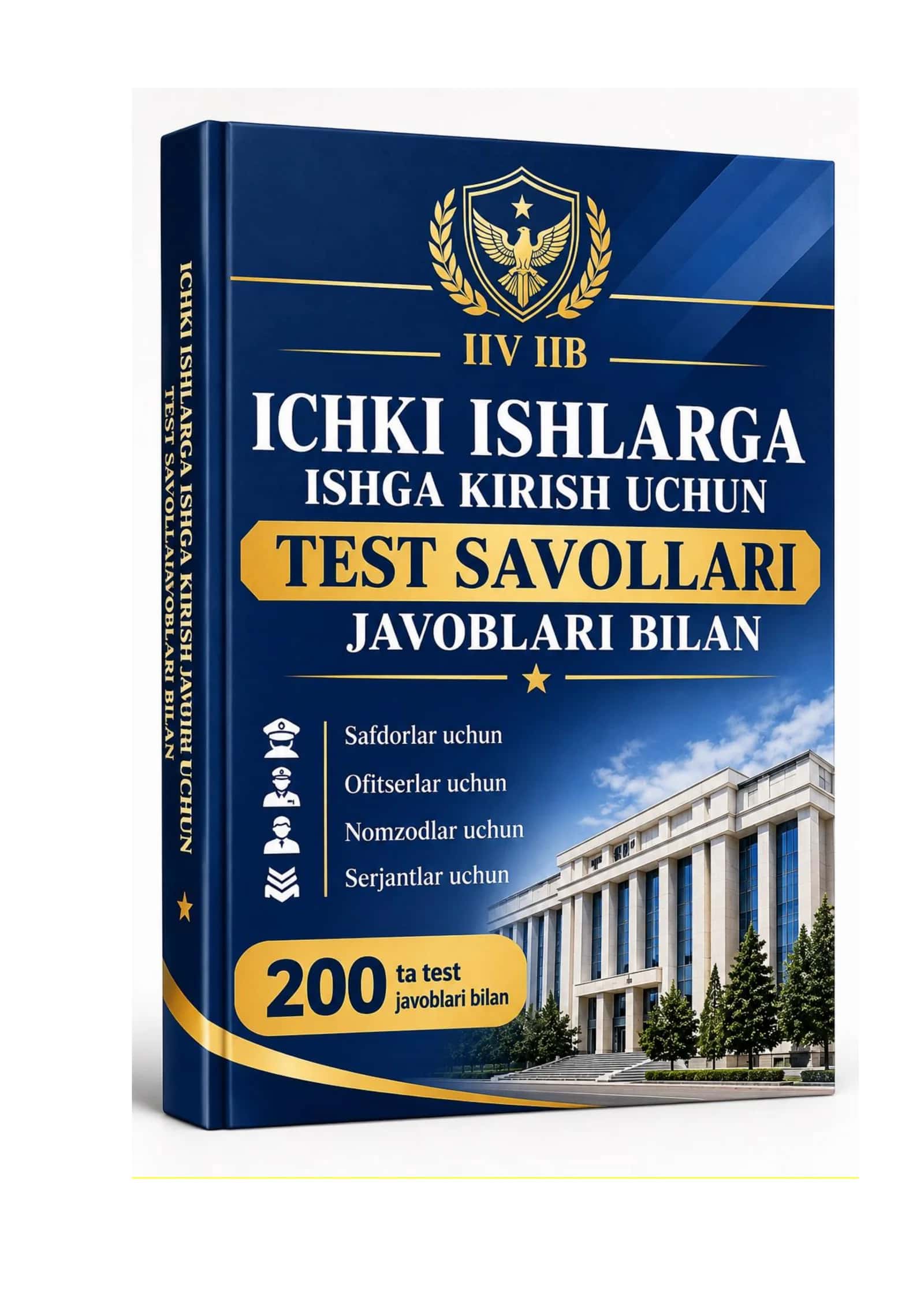 ichki ishlarga kirivchilar uchun psixologik testlar to`plami