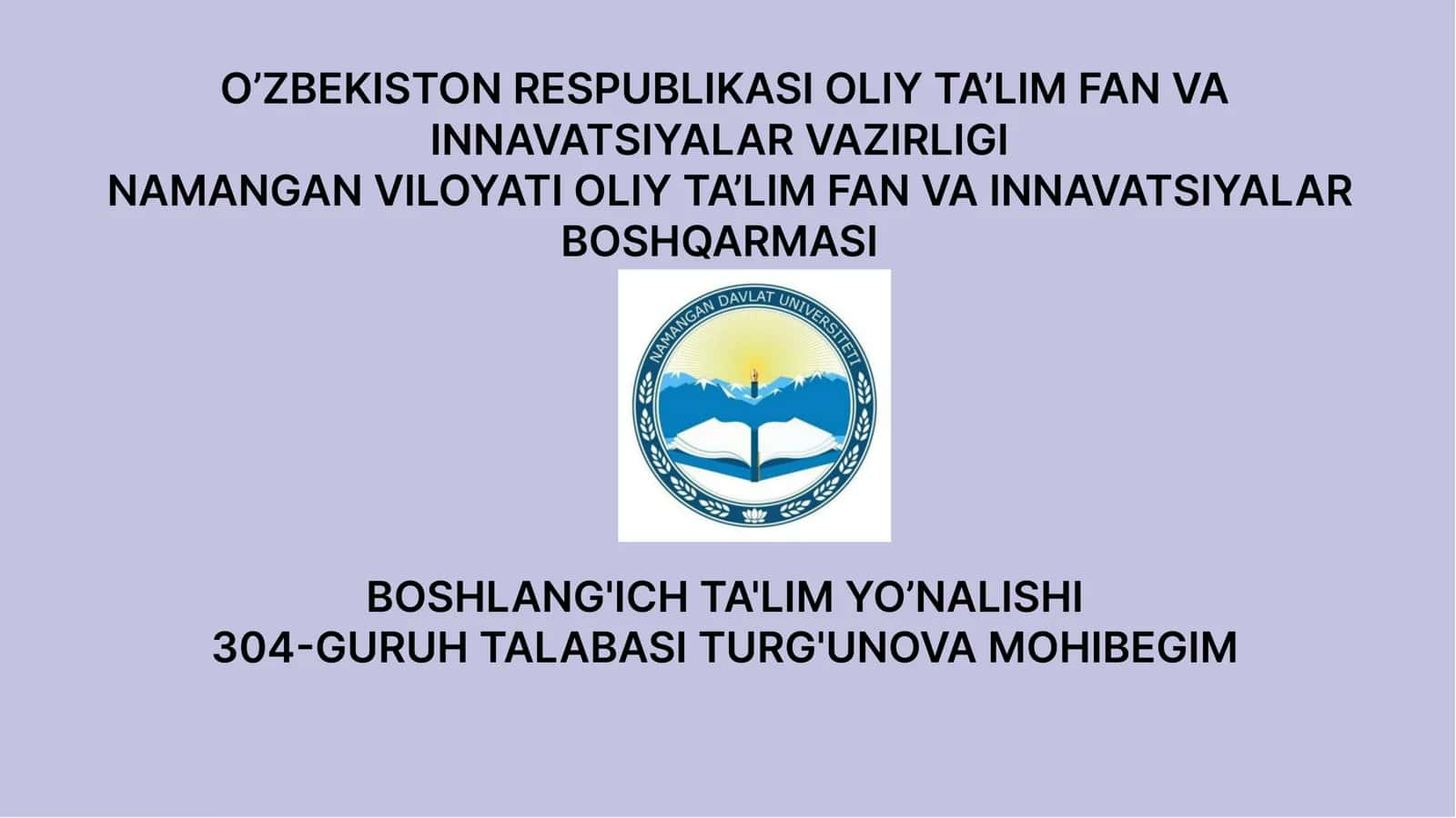 Kreativ Oʻqituvchi