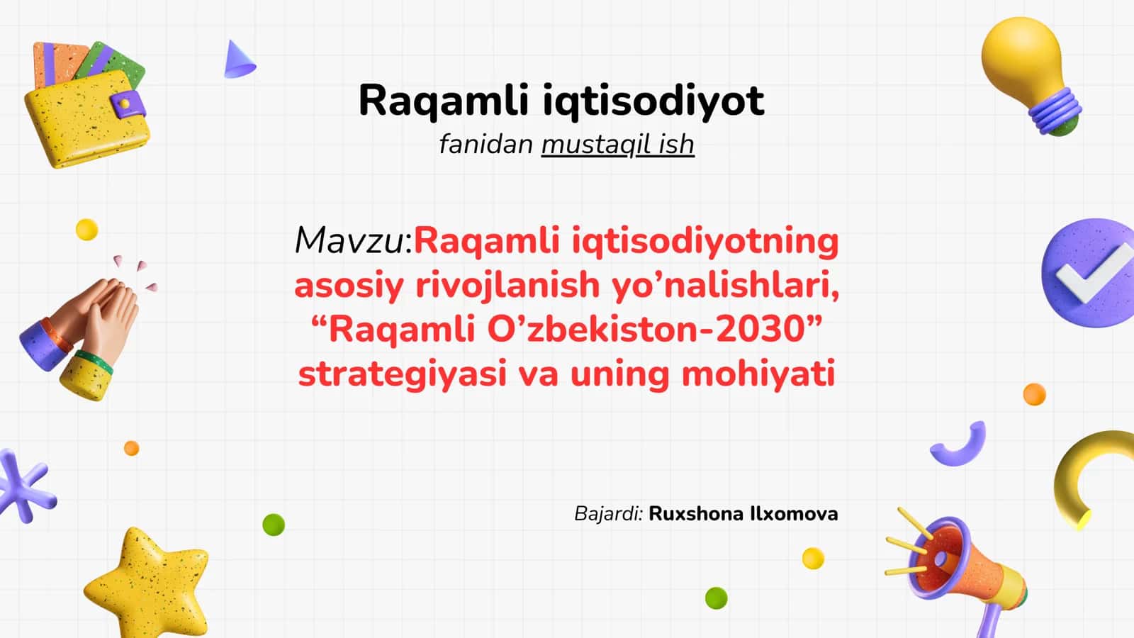Raqamli iqtisodiyot