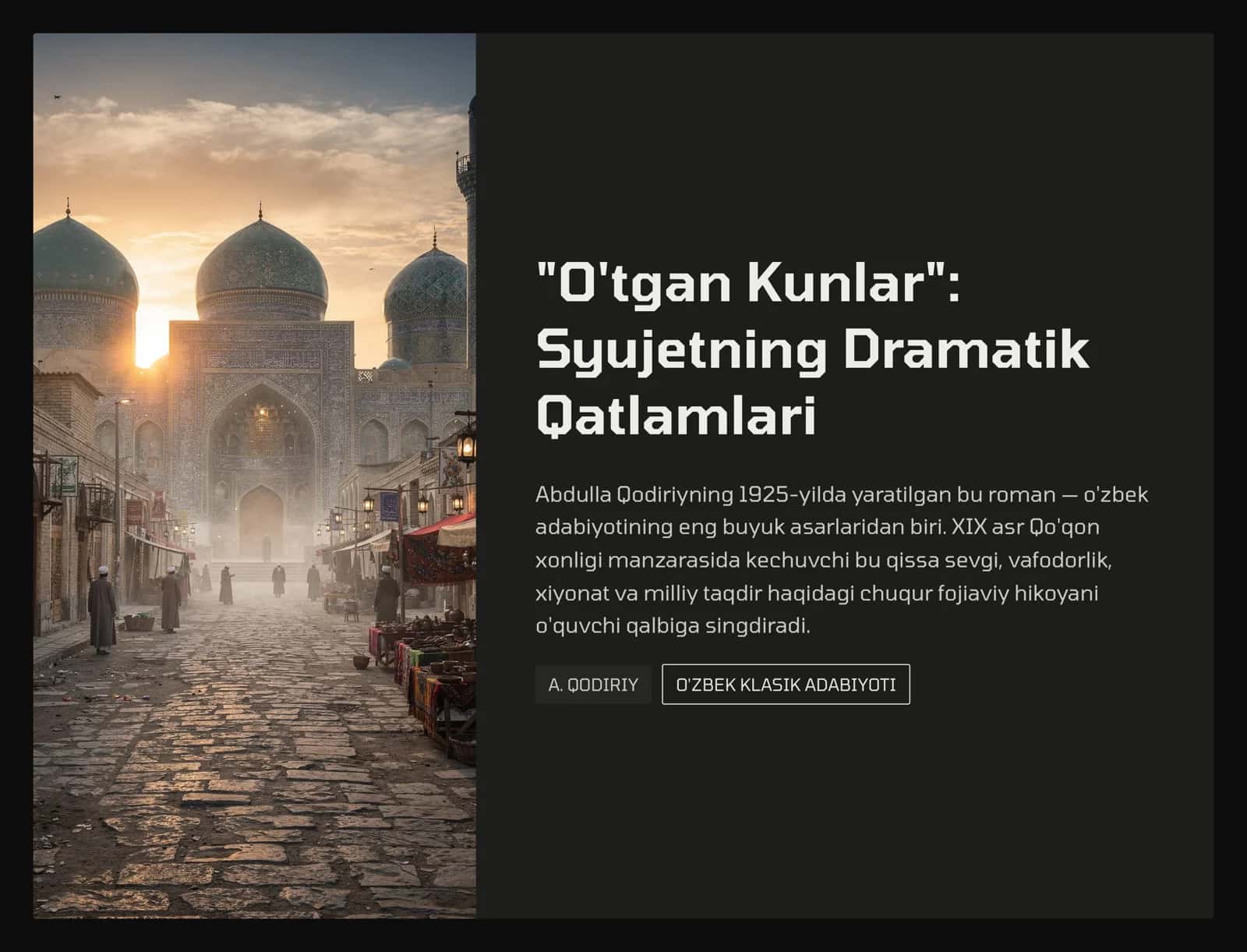 O'tgan Kunlar