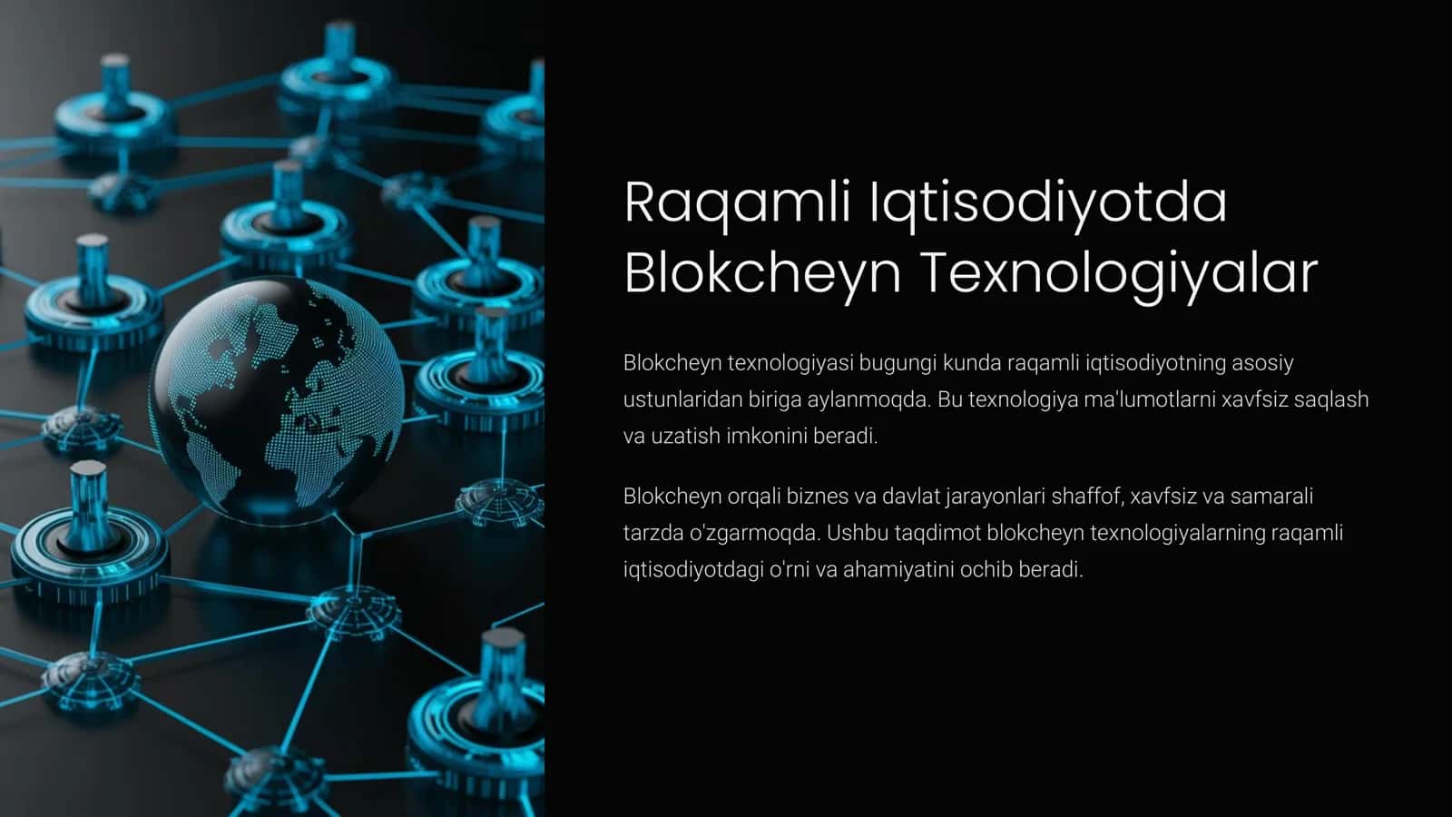 Blokcheyn Texnologiyalar