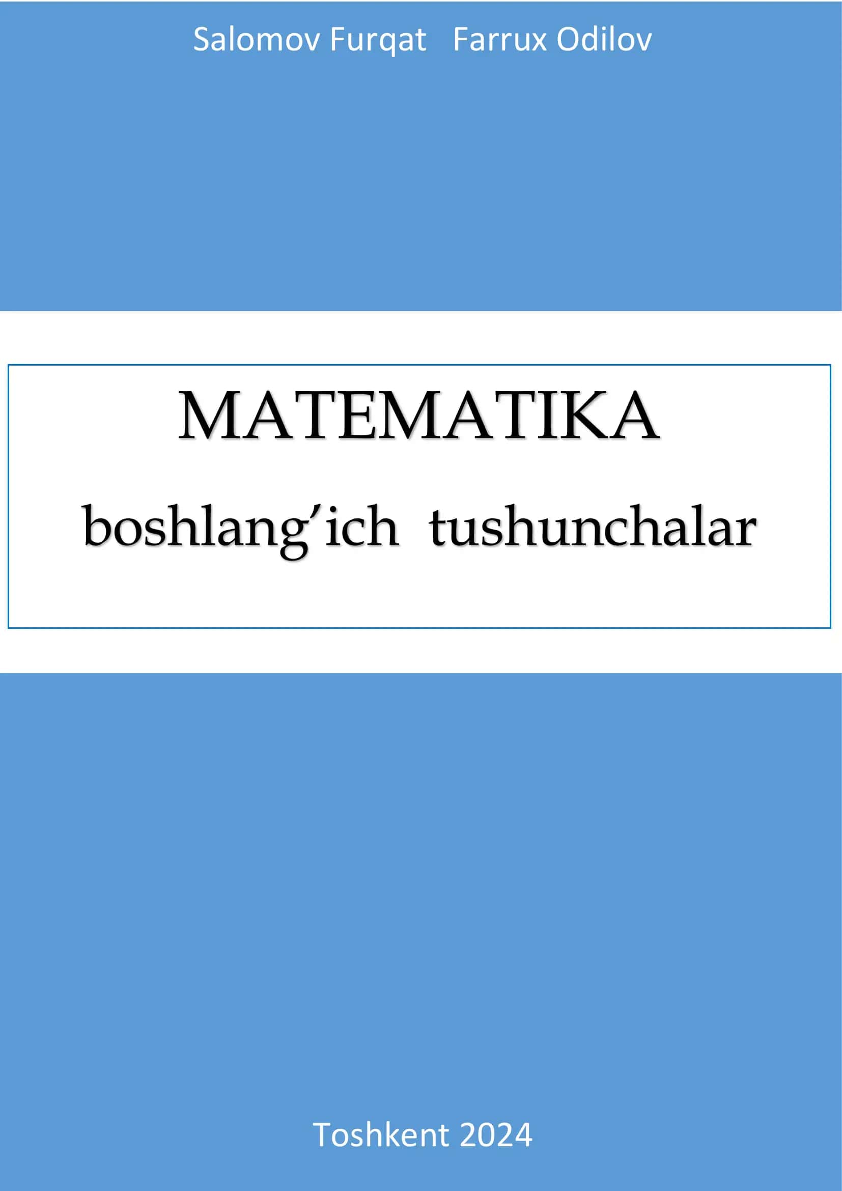 Matematika boshlang’ich tushunchalar